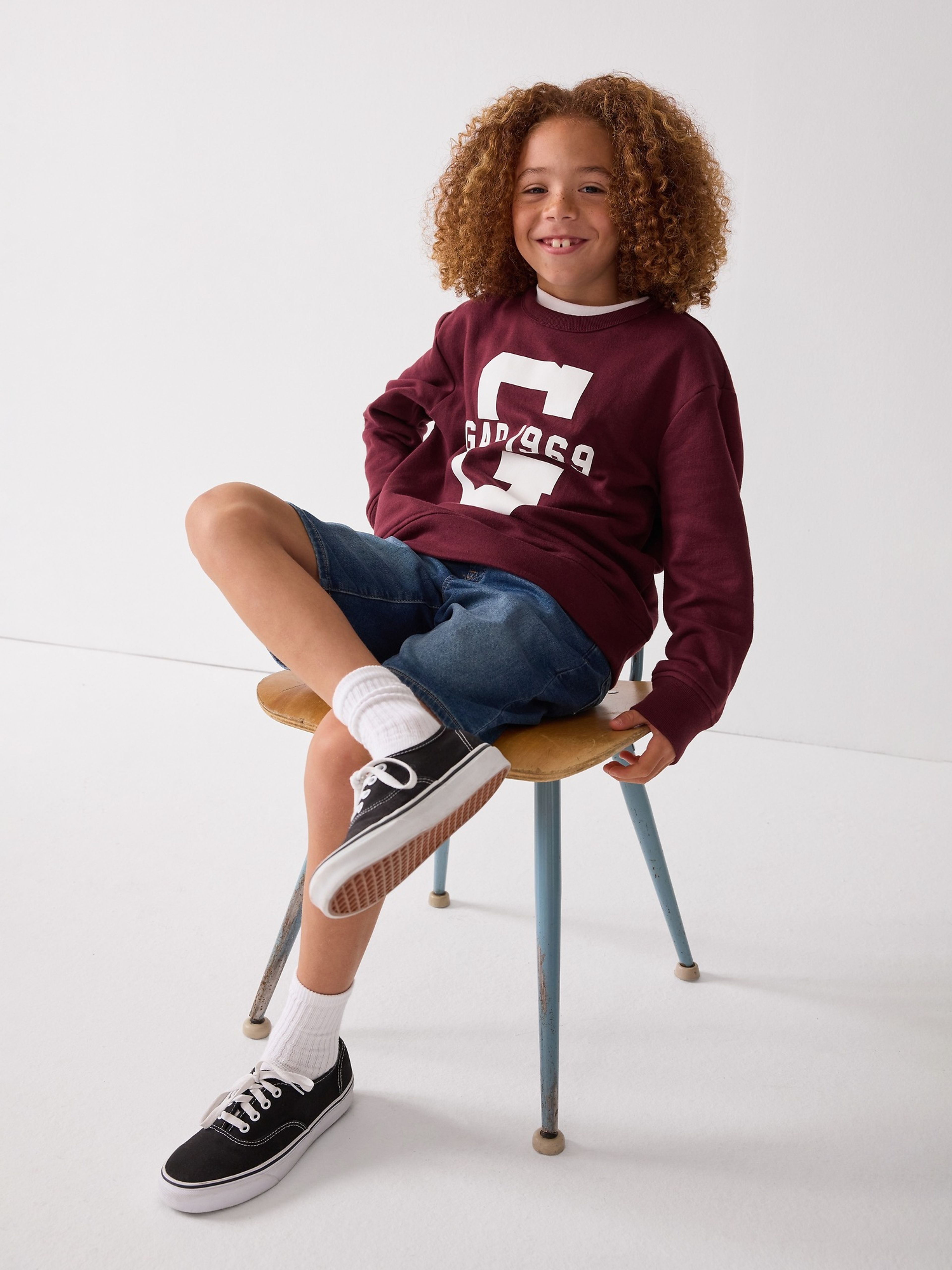 Kinder sweatshirt met logo - 004