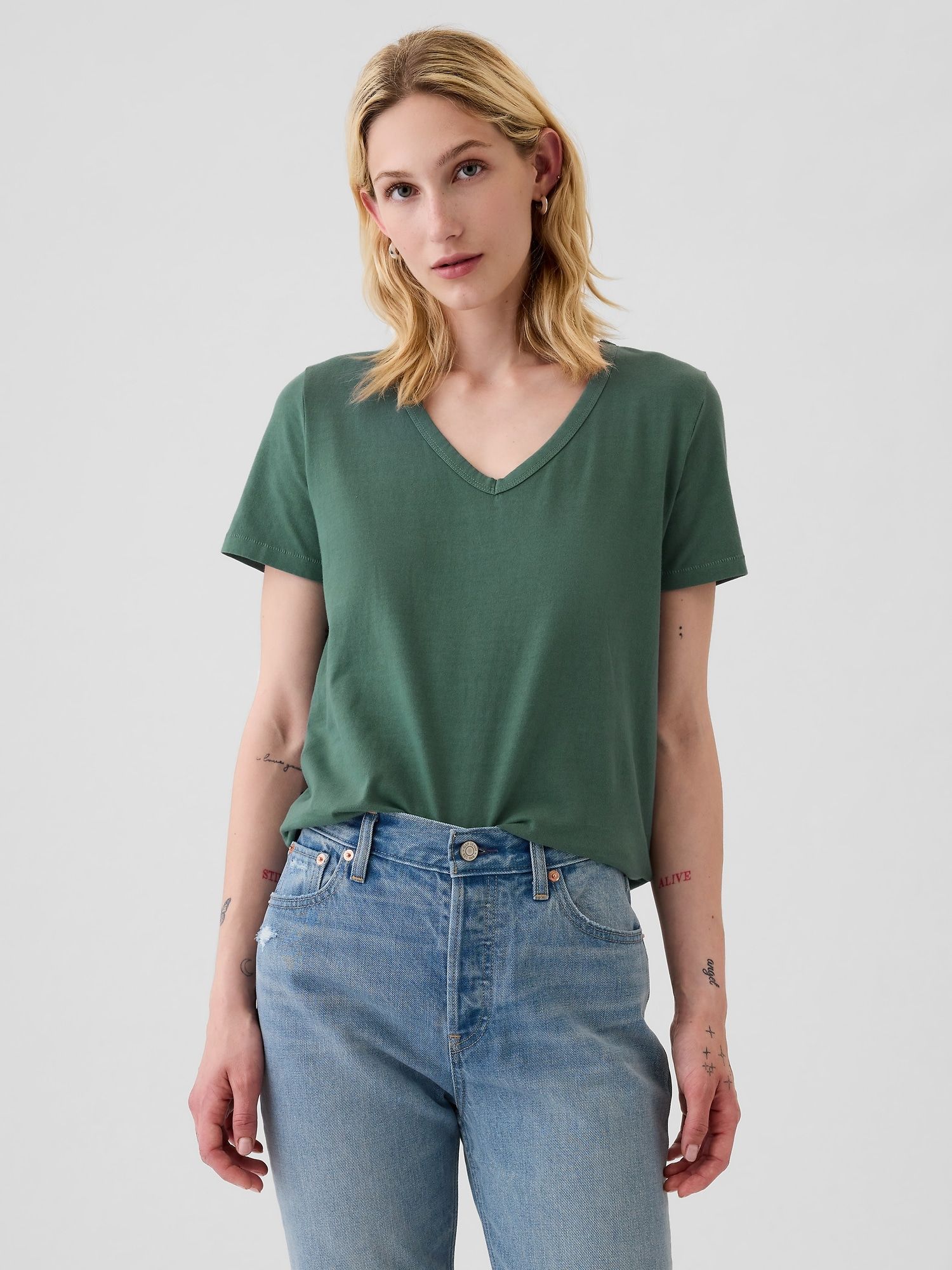 T-shirt Gap Garçon 12 Ans - Bleu, Coton, Manches Courtes, Col Rond (occasion)