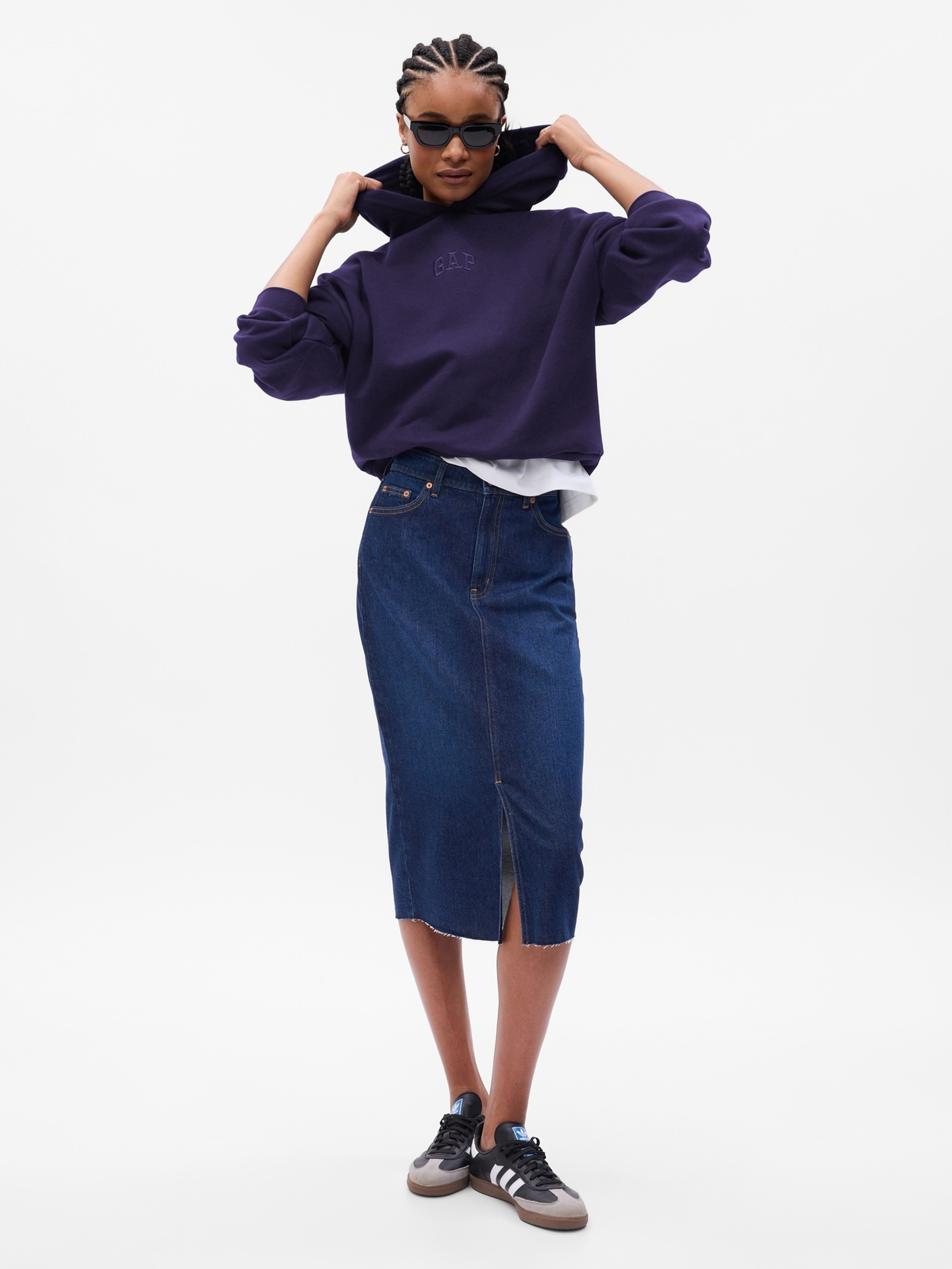 Sweatshirt mit Kapuze oversize