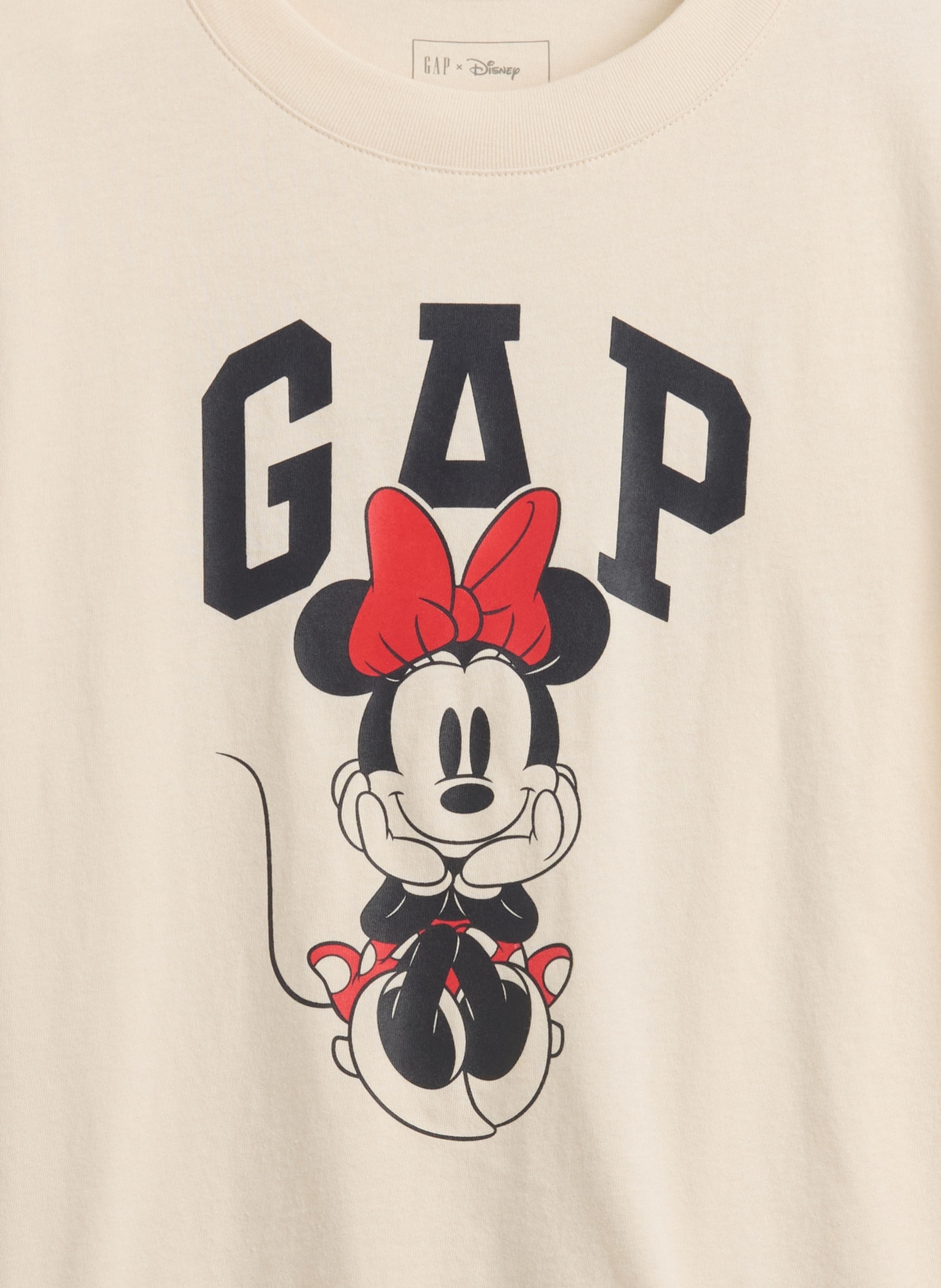 Dziecięcy T-shirt oversize Gap & Disney Minnie Mouse z logo - 003