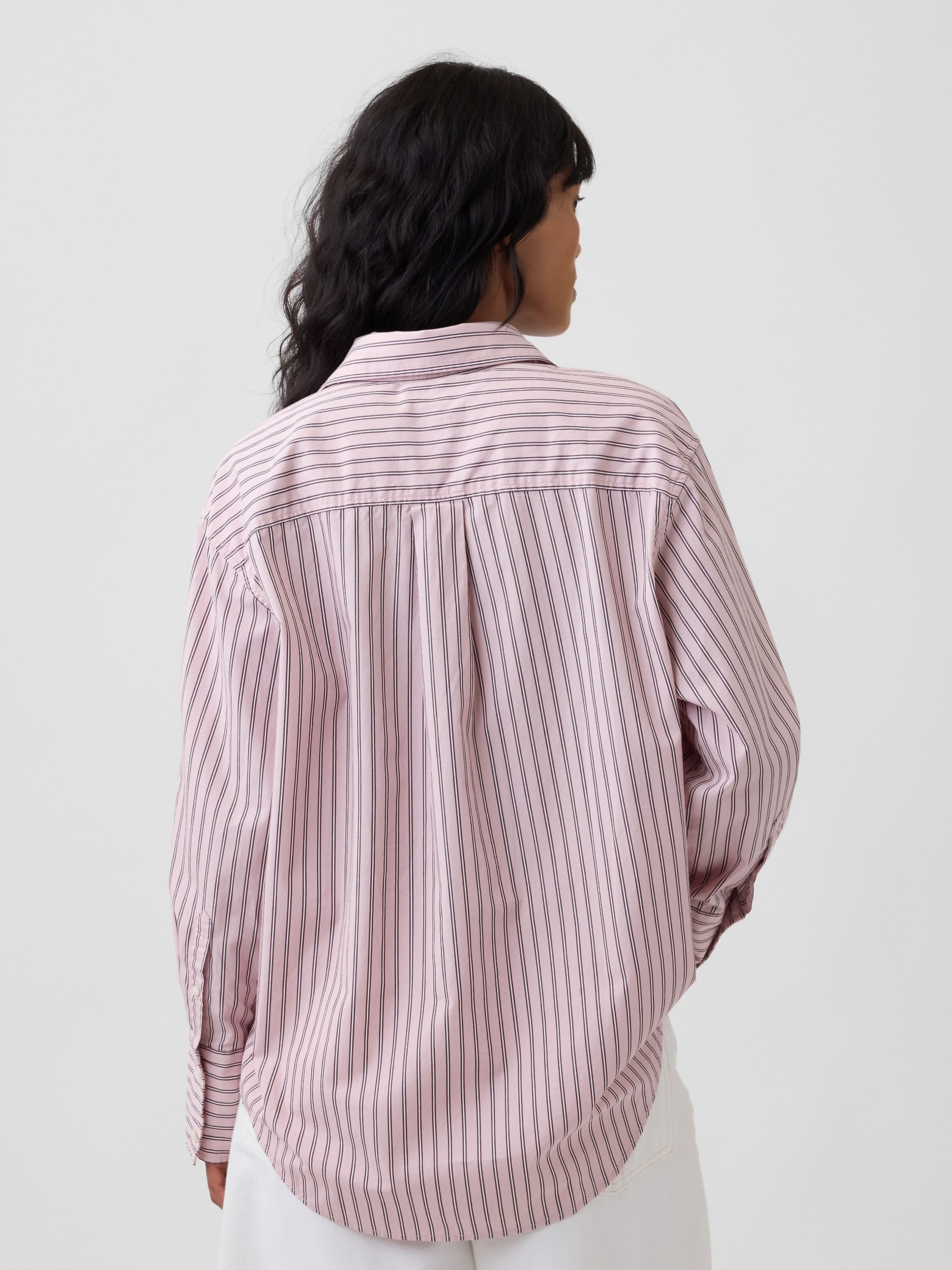 Popelínová oversize košeľa Big Shirt - 002