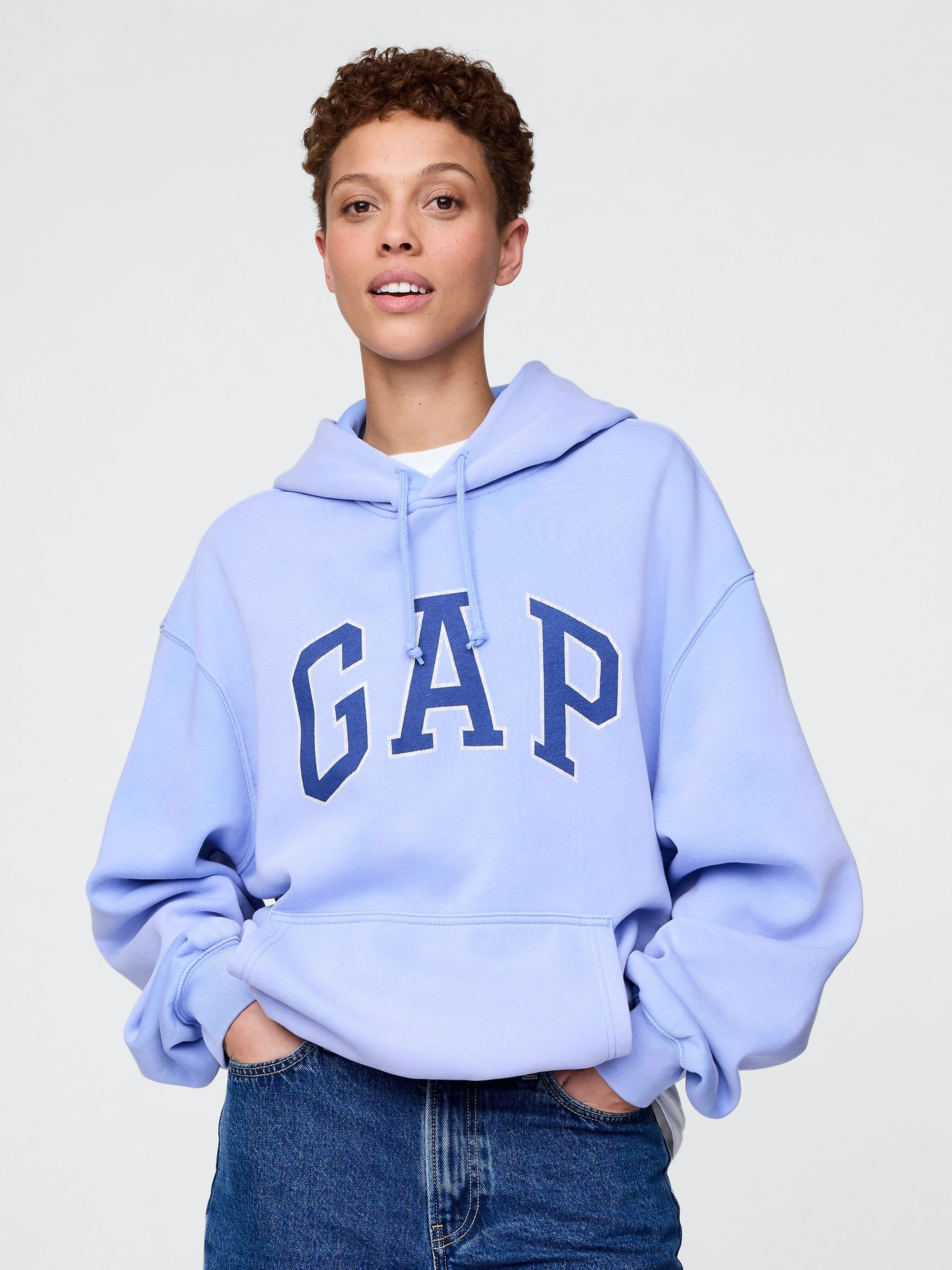 Felpa oversize unisex con logo - 004