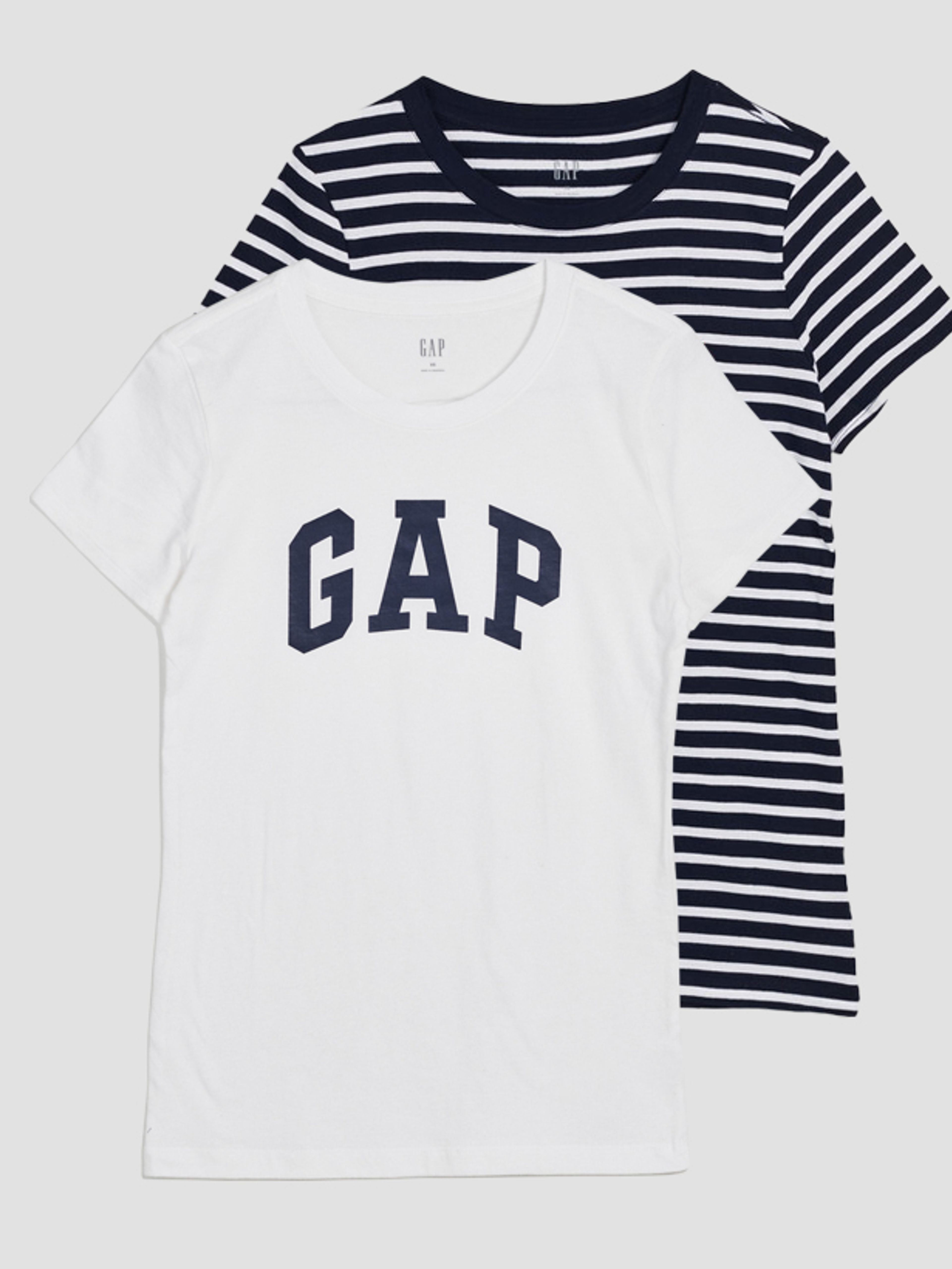 T-shirty bawełniane z logo GAP, 2 szt.