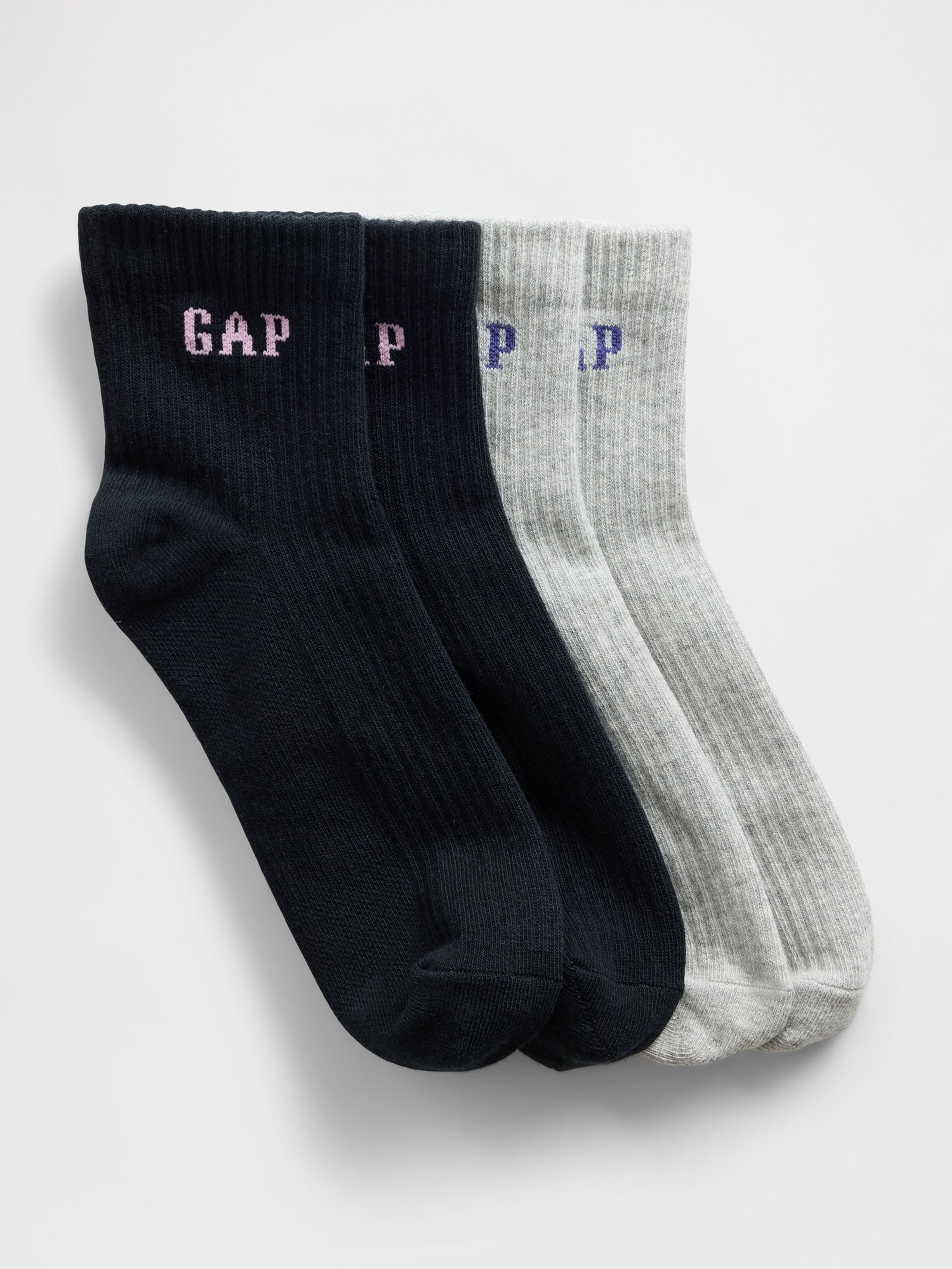 Damen Socken mit Logo, 2er-Pack