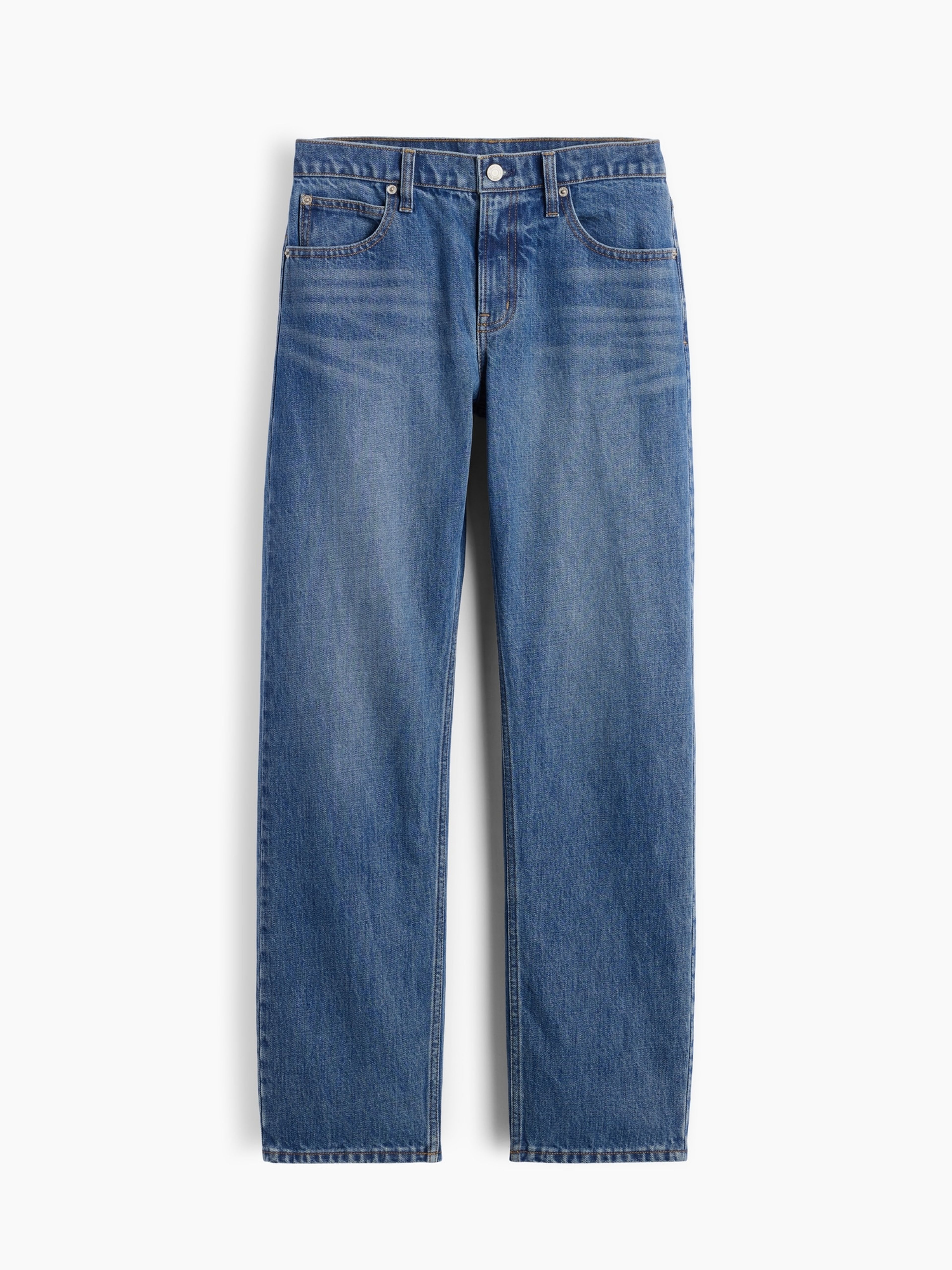 Jean Mid Rise Straight Taper - 007