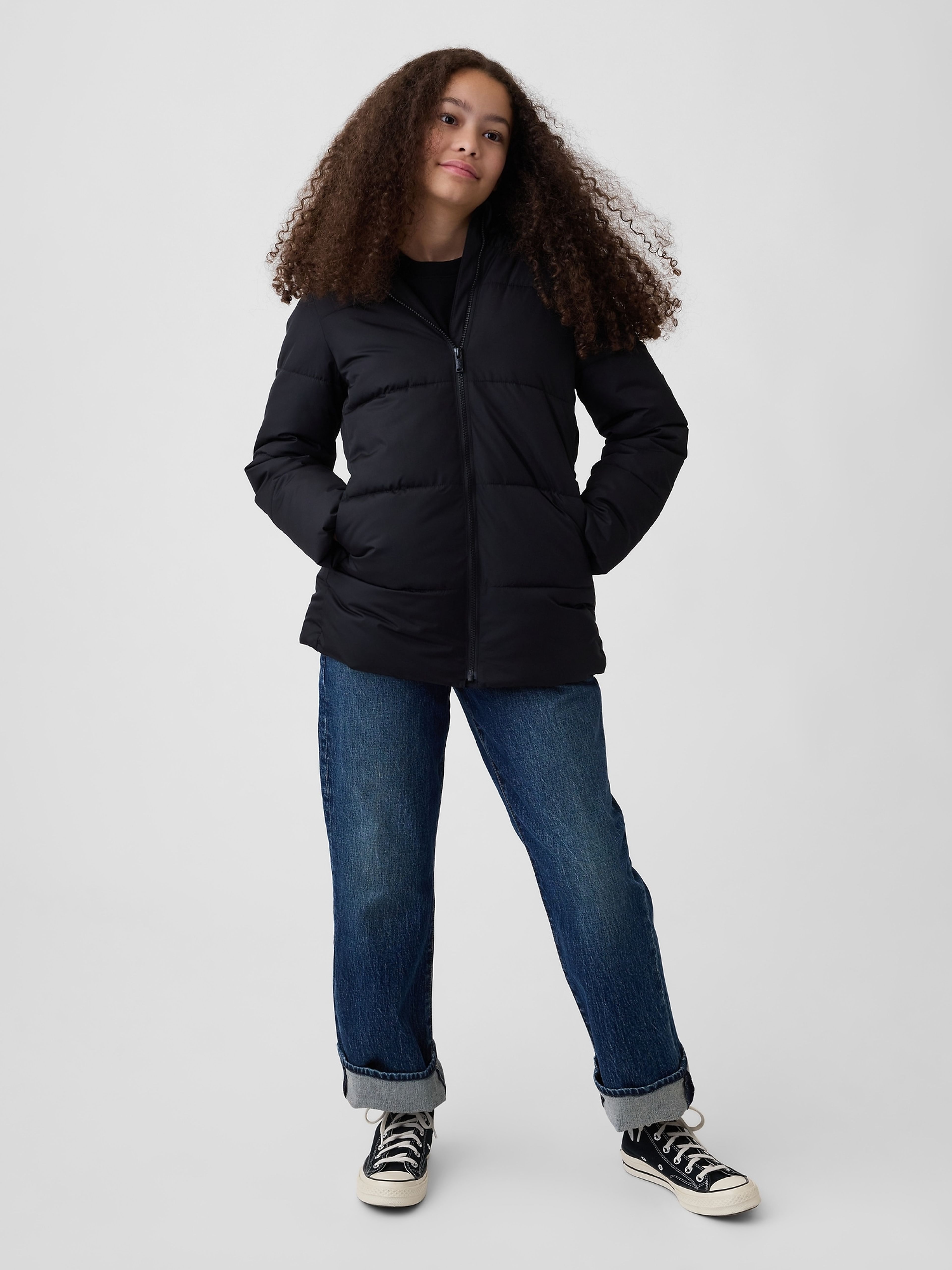 Dziecięca pikowana parka - 004