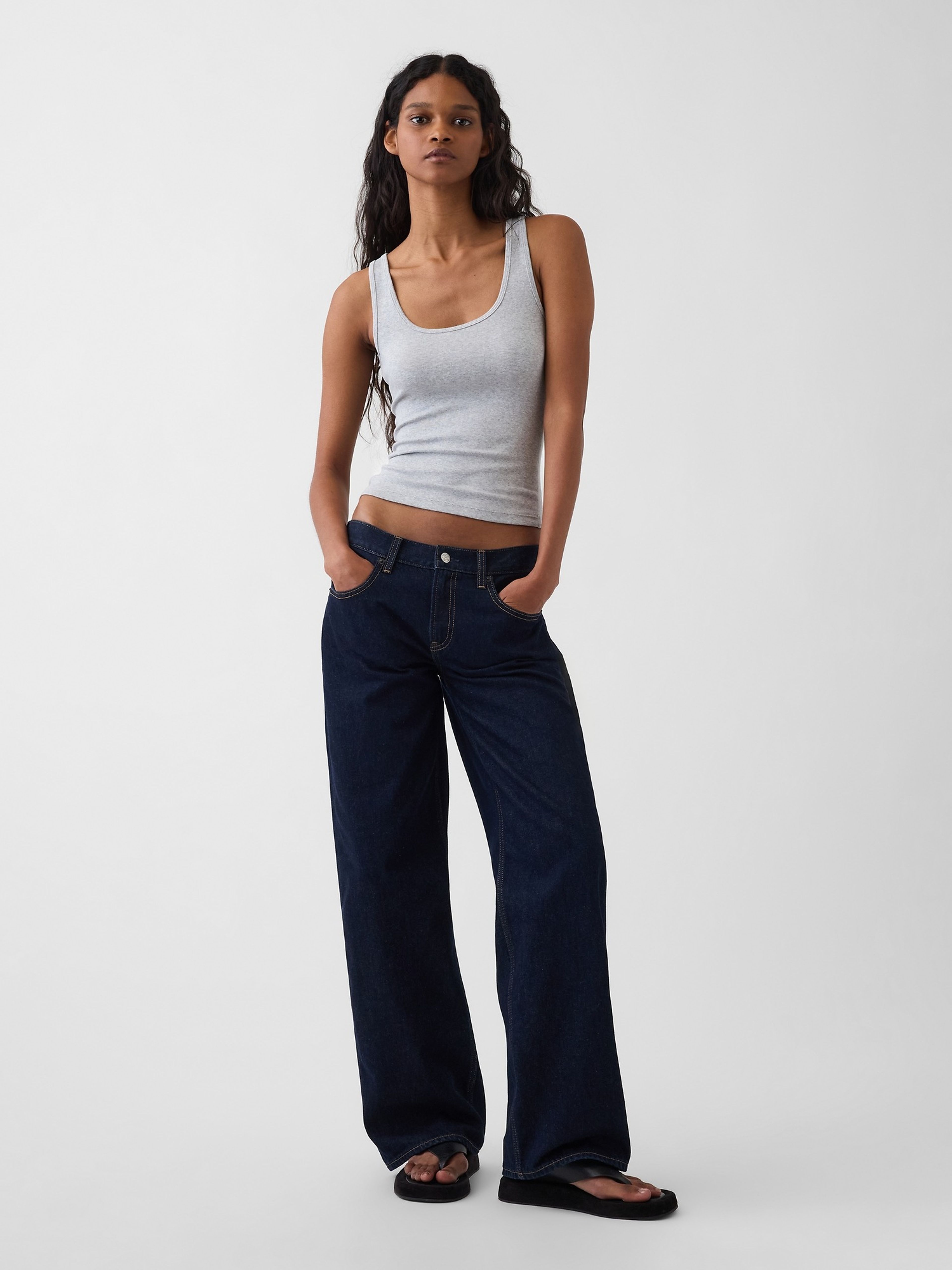 Jean The Hailey Low Rise Loose - 002