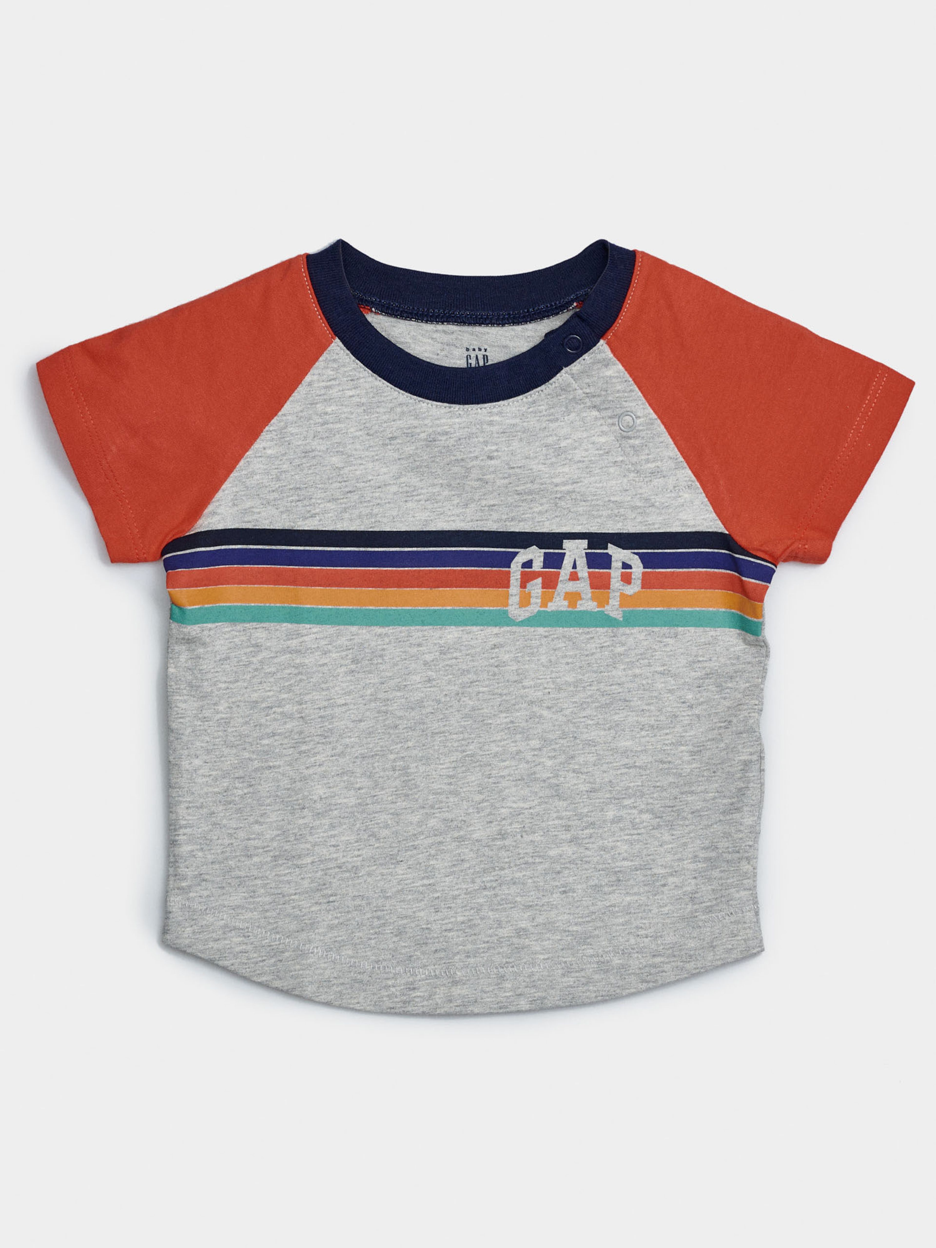 Baby tričko GAP logo raglan