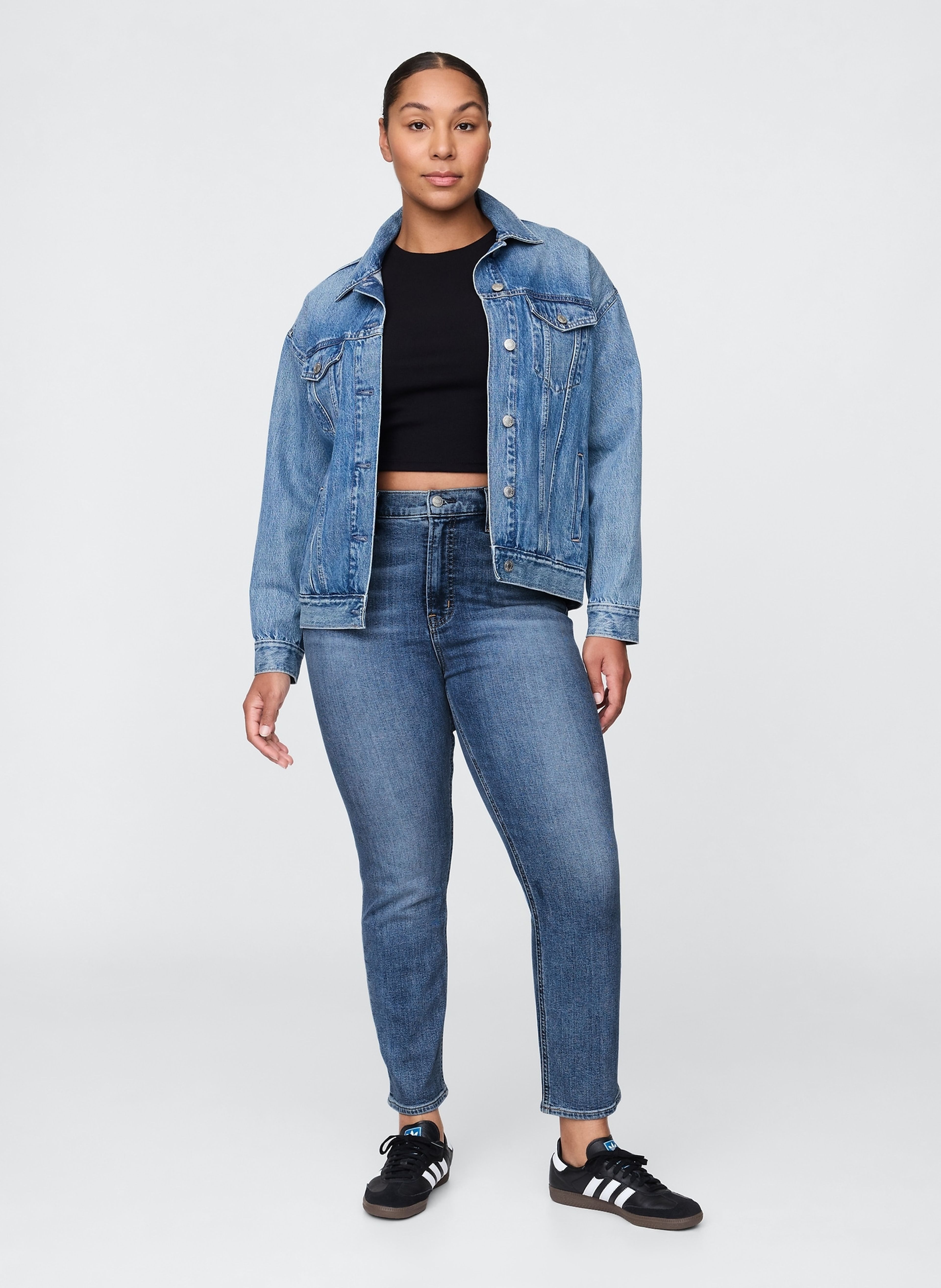 High Rise Slim Vintage Jeans - 005
