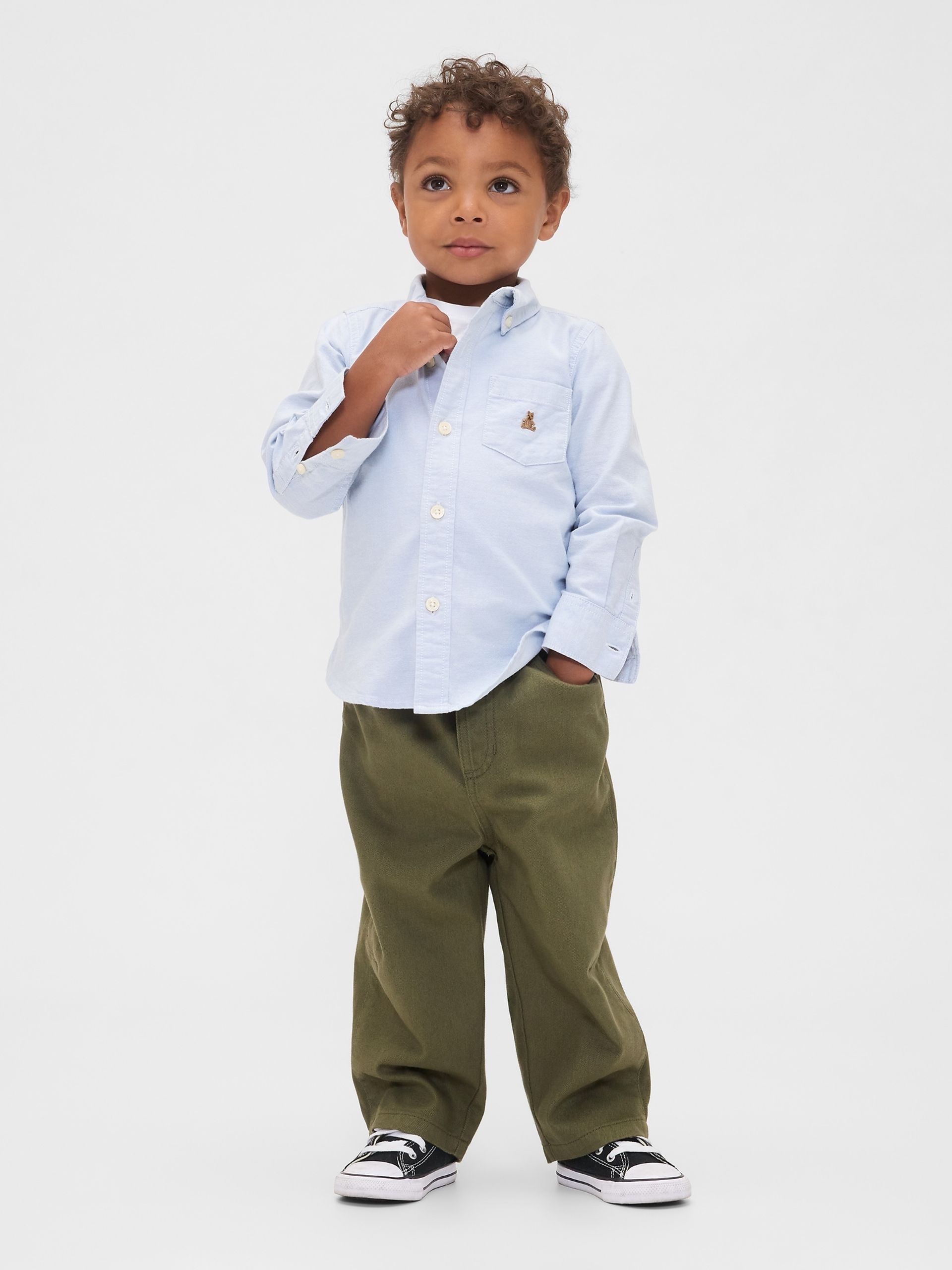 Baby pantaloni Barrel unisex - 001