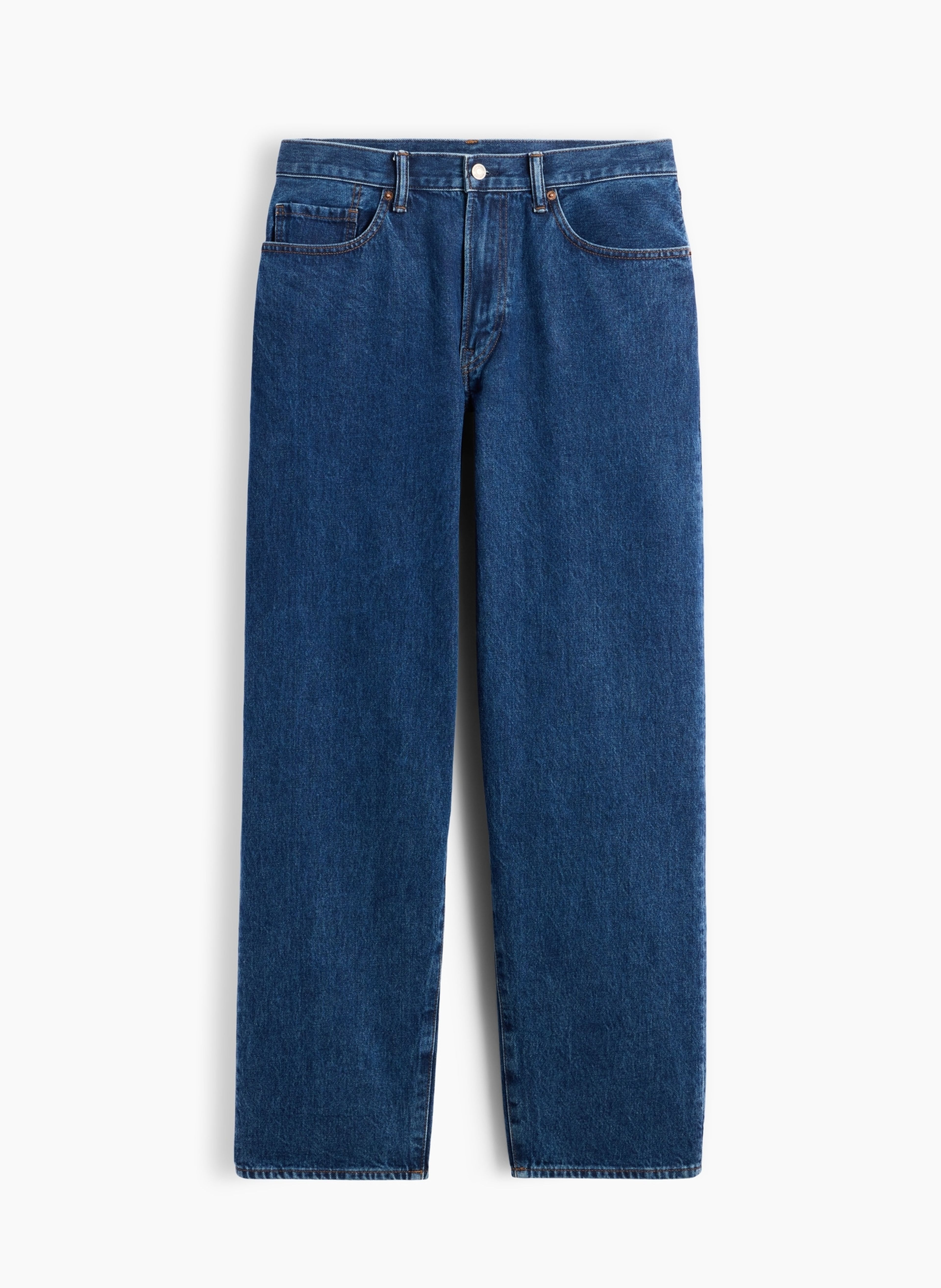 Džínsy Mid Rise Baggy unisex - 007