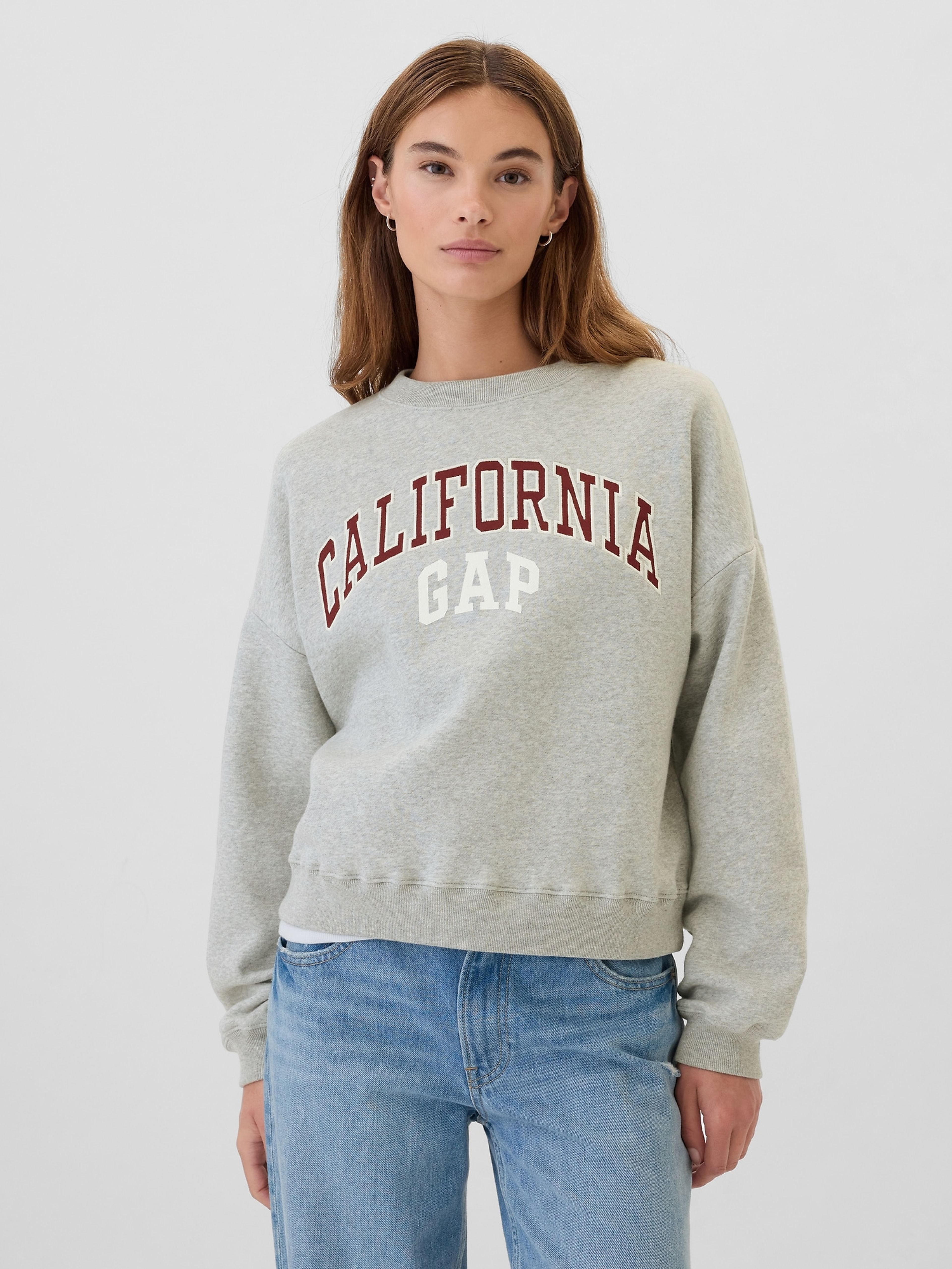 Oversize-Sweatshirt mit Logo