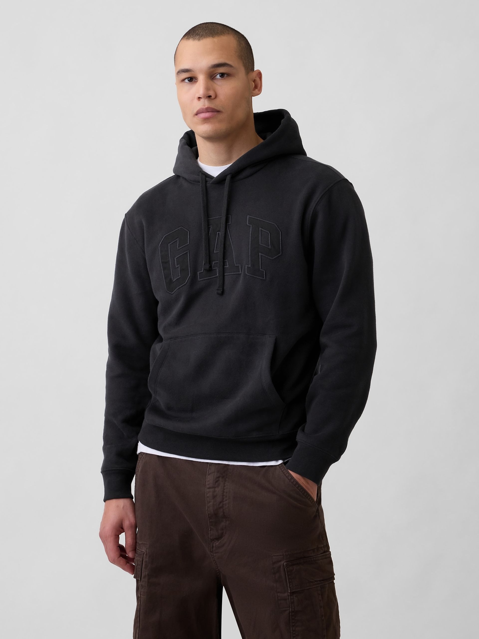 VintageSoft Hoodie unisex mit Logo - 001