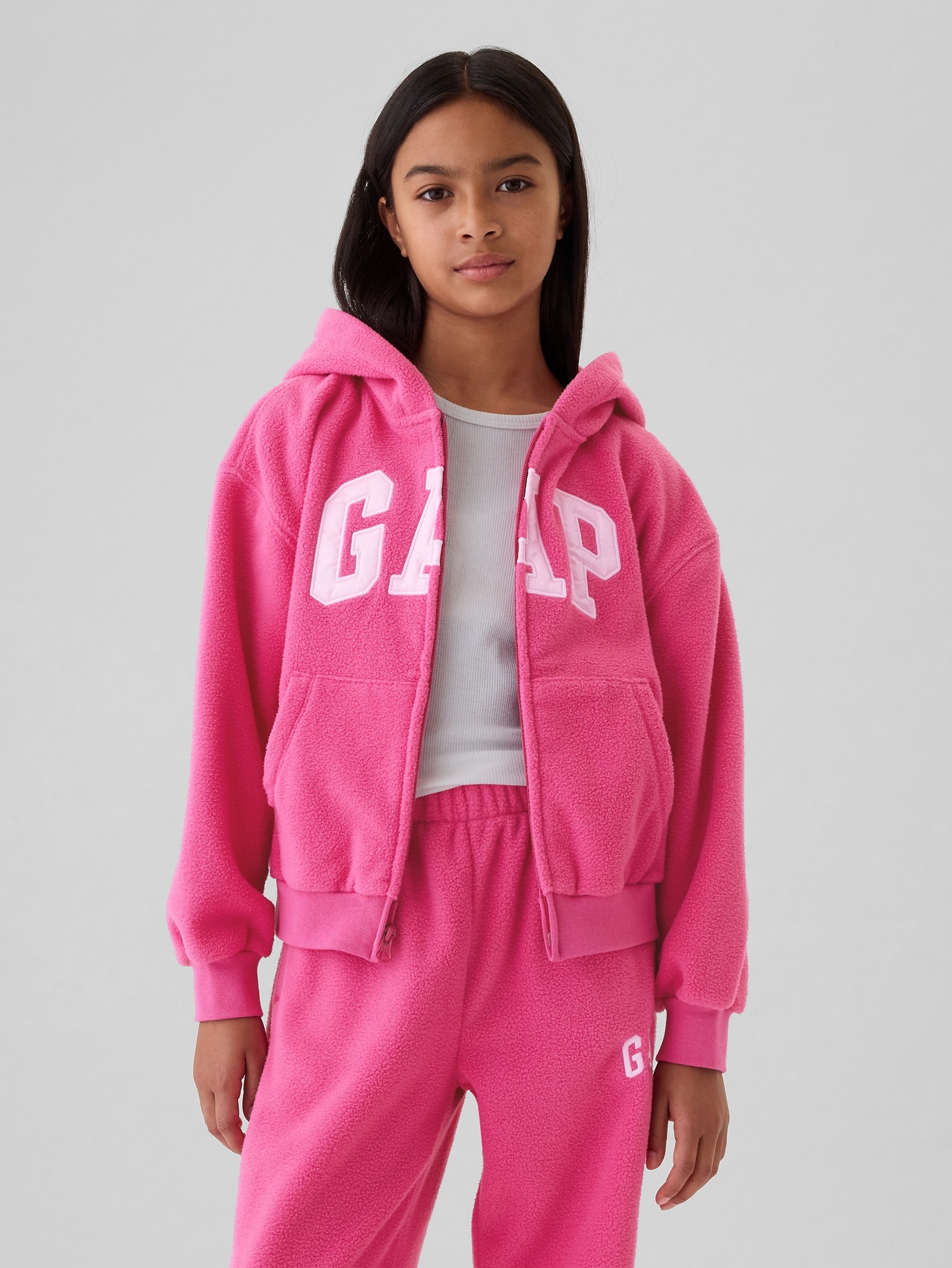 Kinder-Sweatshirt mit Pro Fleece-Logo