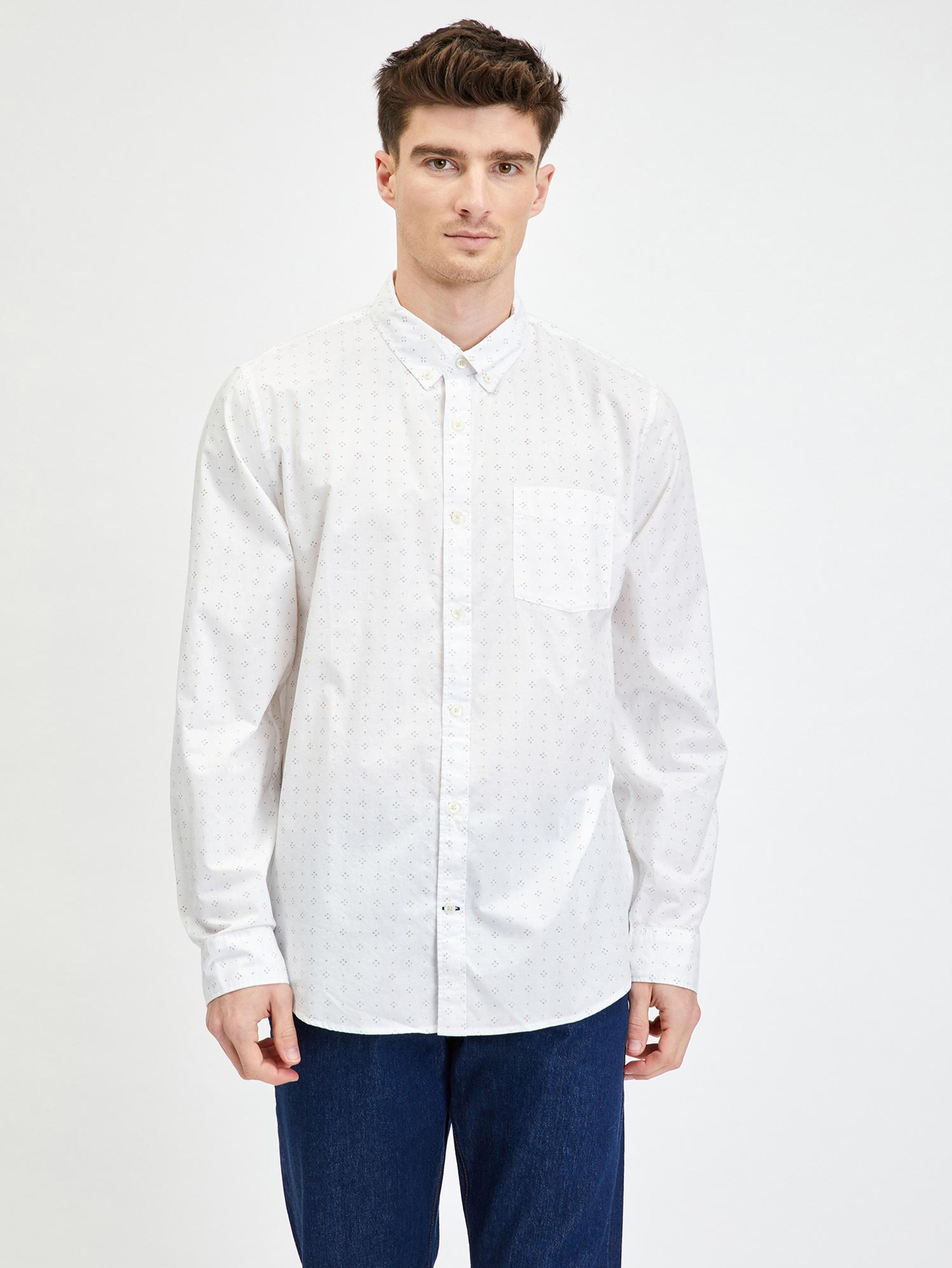 Cămașă din bumbac slim