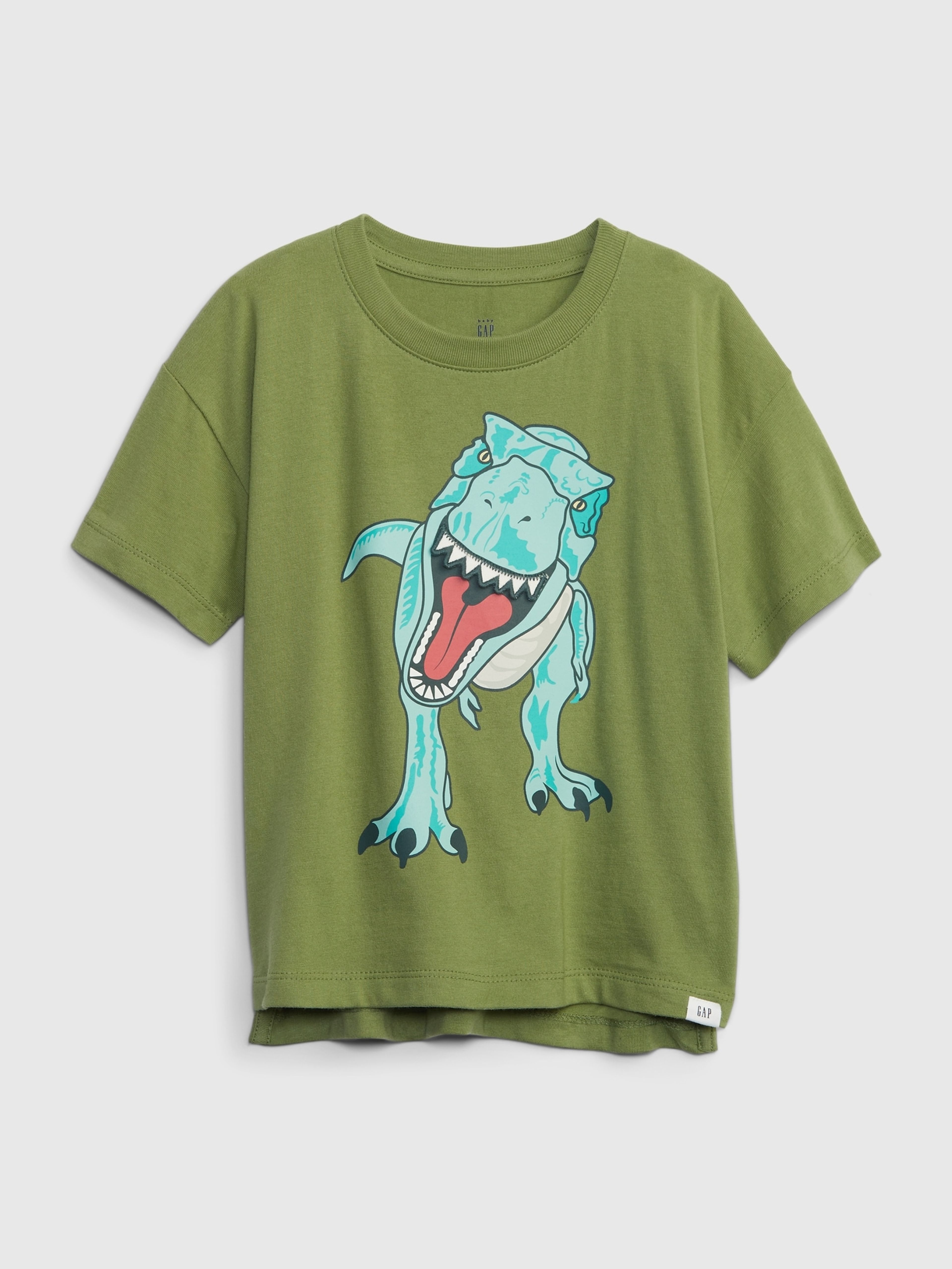 T-shirt dziecięcy z dinozaurem