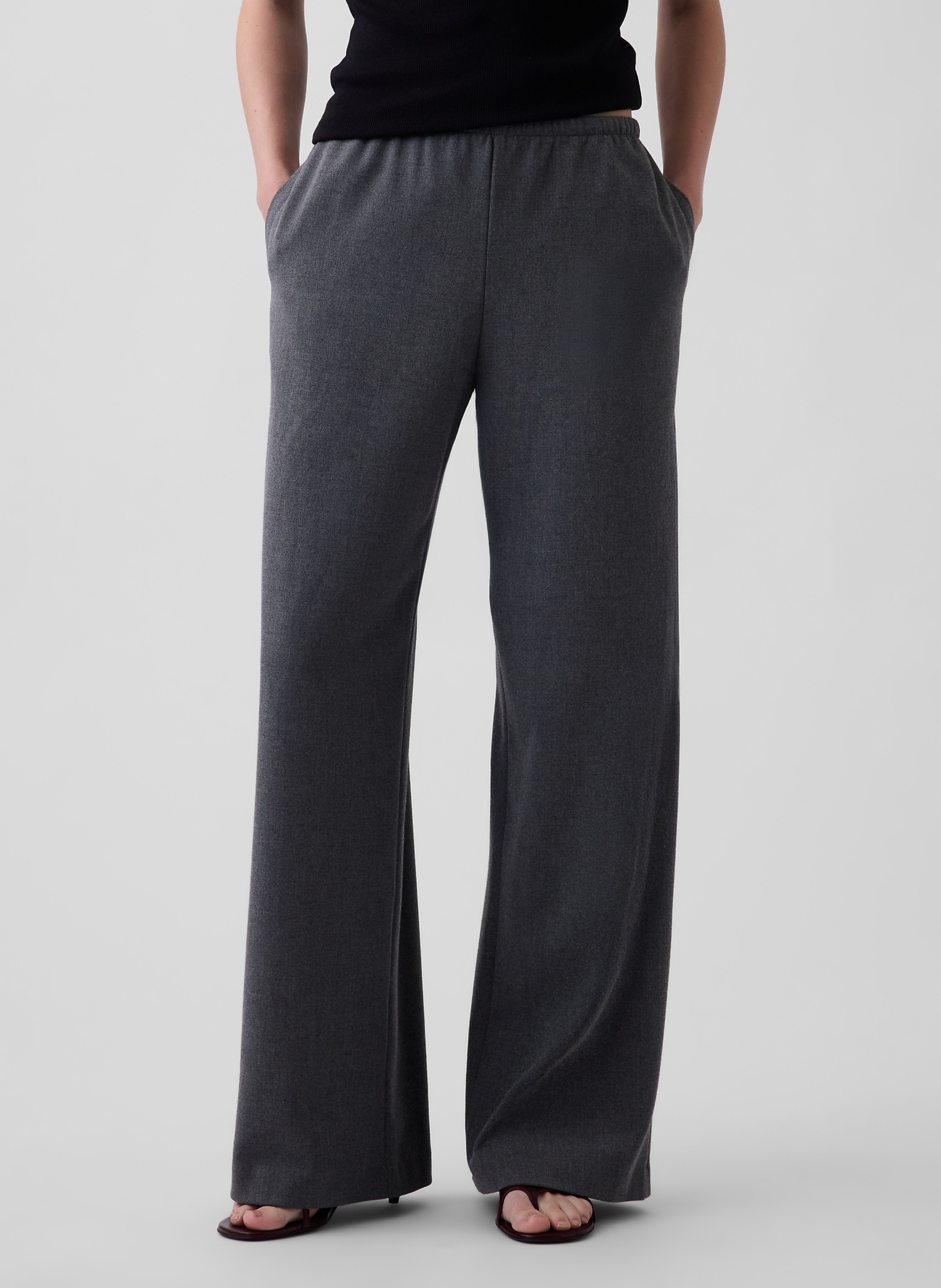 Nohavice wide-leg Easy - 002