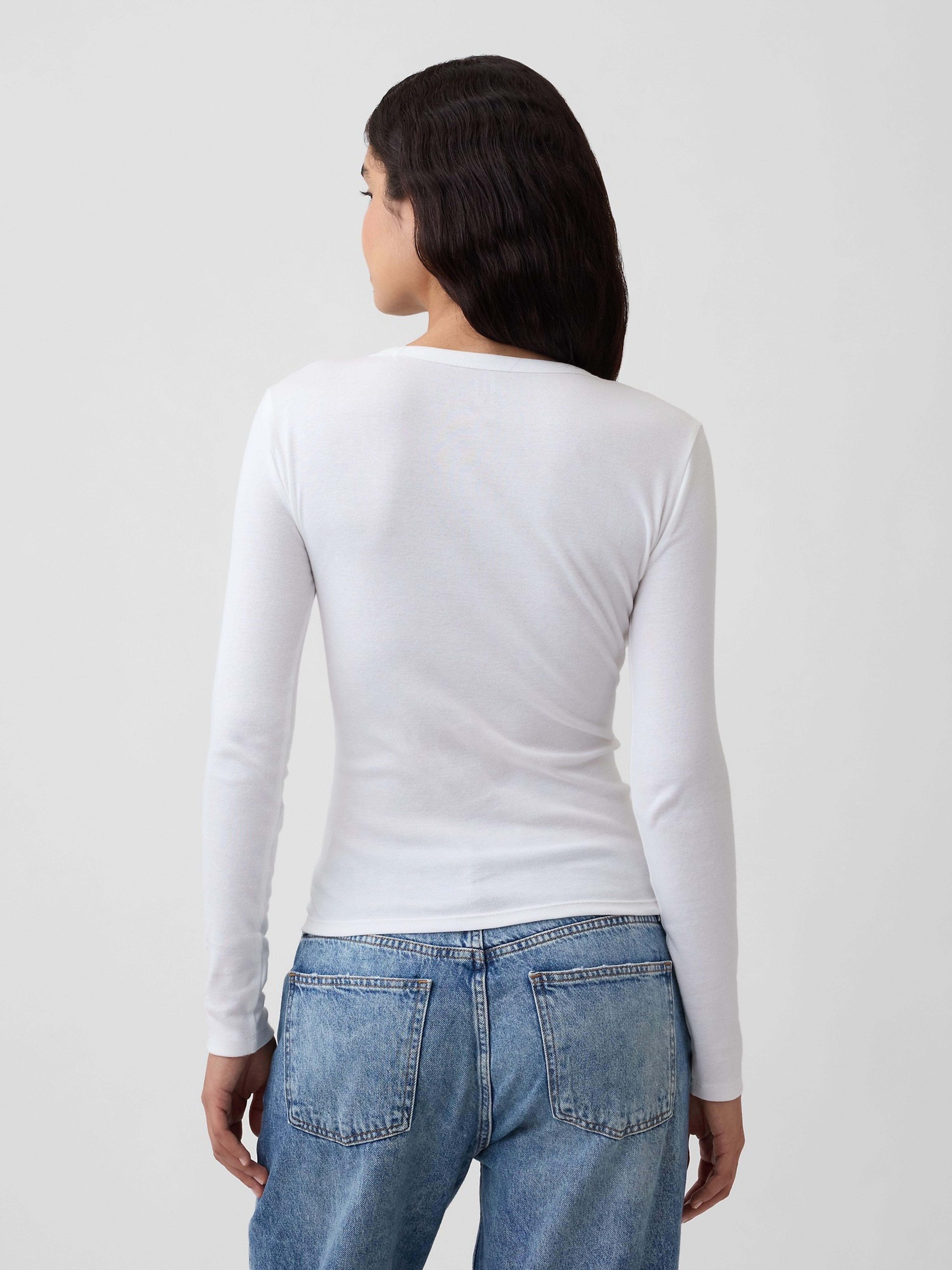 T-shirt en maille côtelée - 002