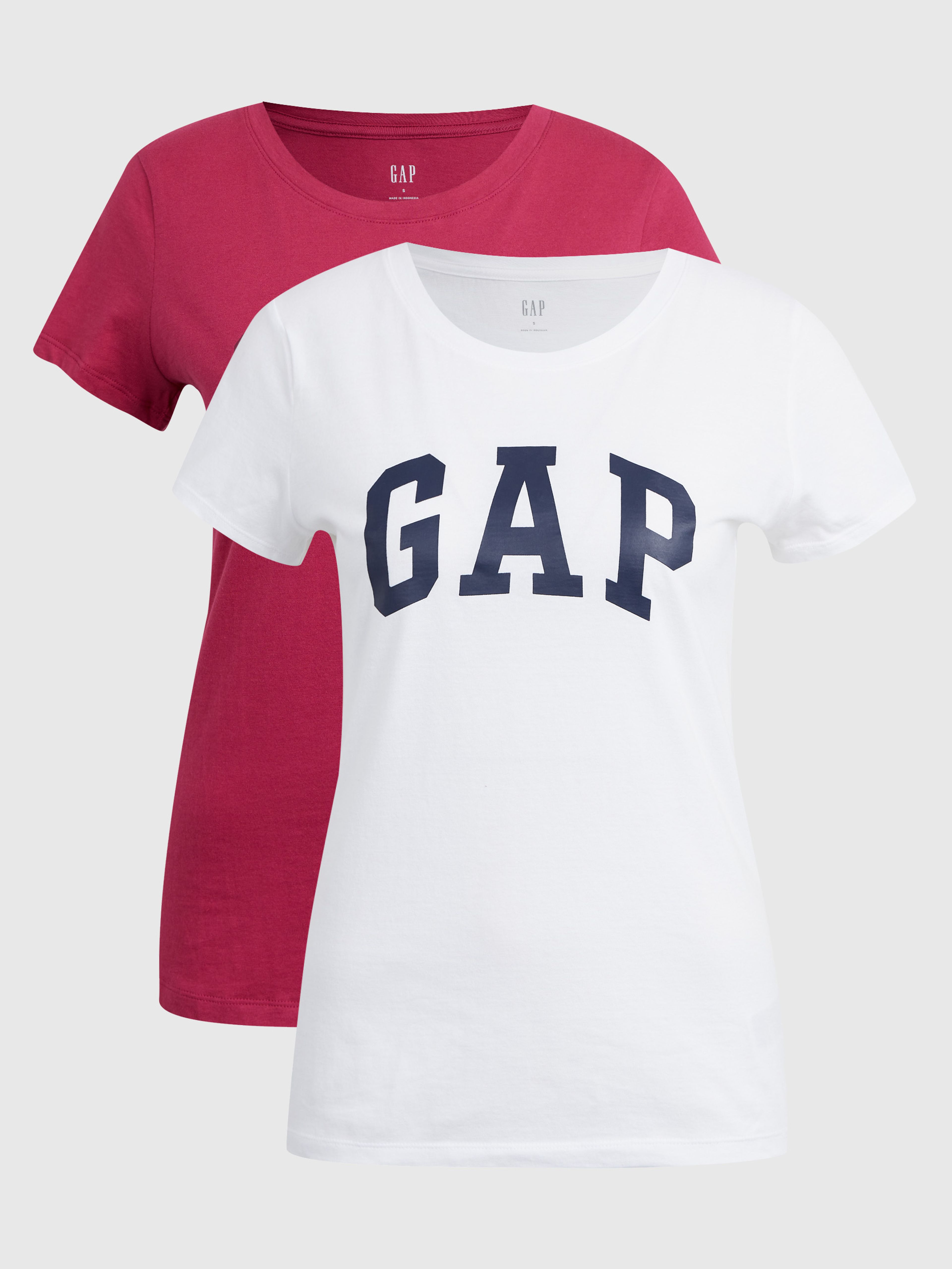 T-Shirts GAP Logo classic, 2 Stück