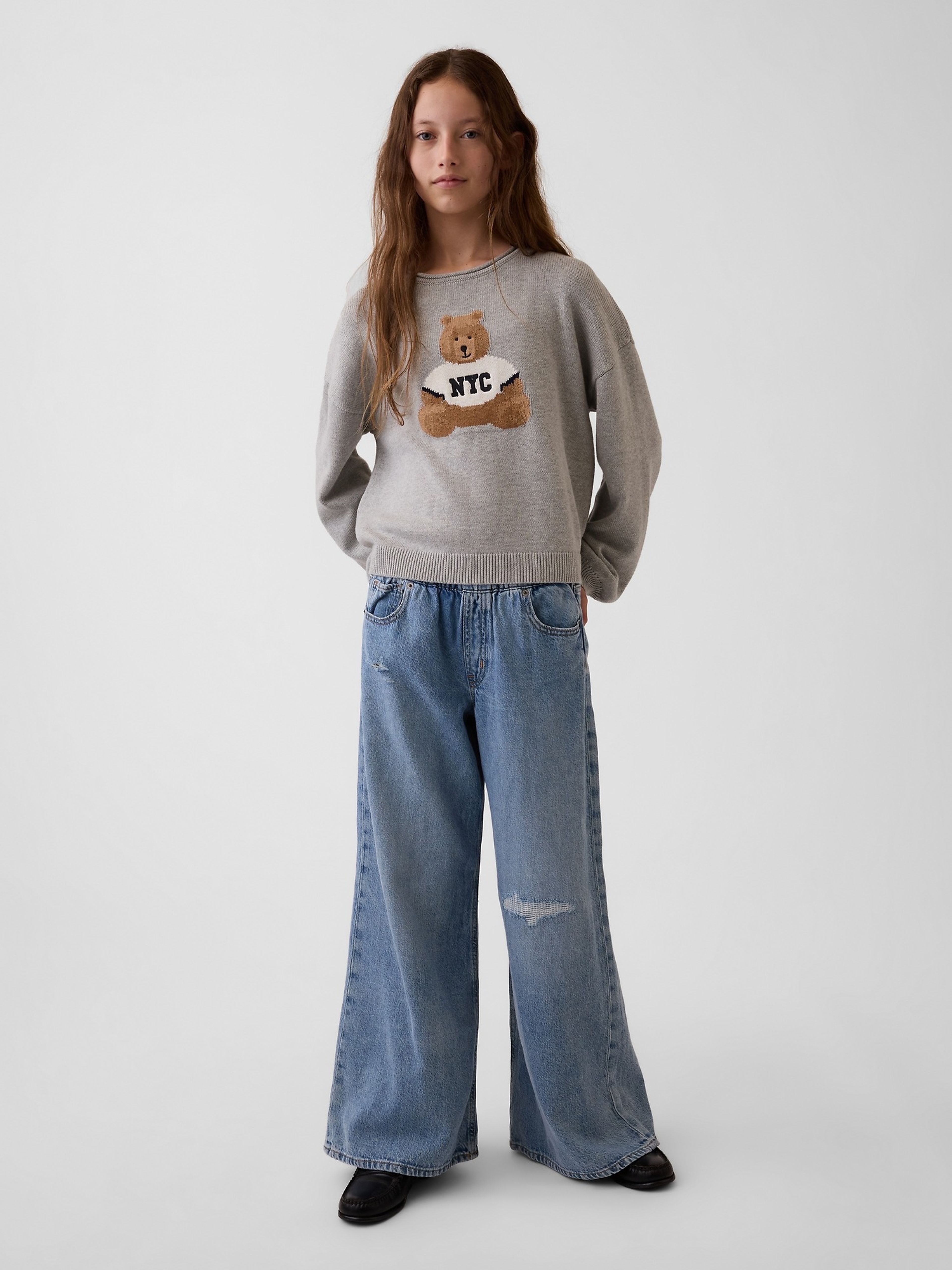 Dziecięcy sweter oversize Brannan Bear - 003