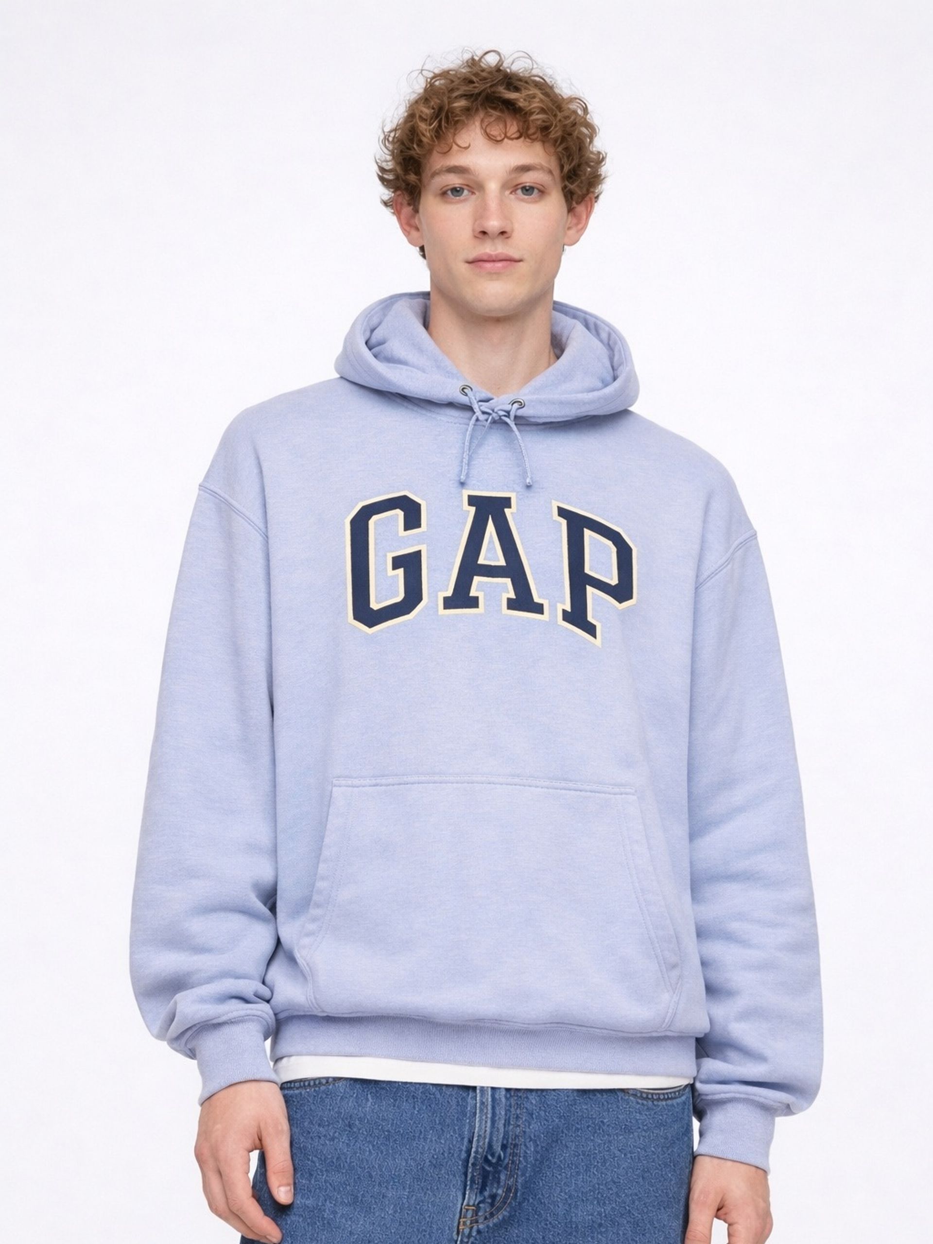 Felpa oversize unisex con logo - 001