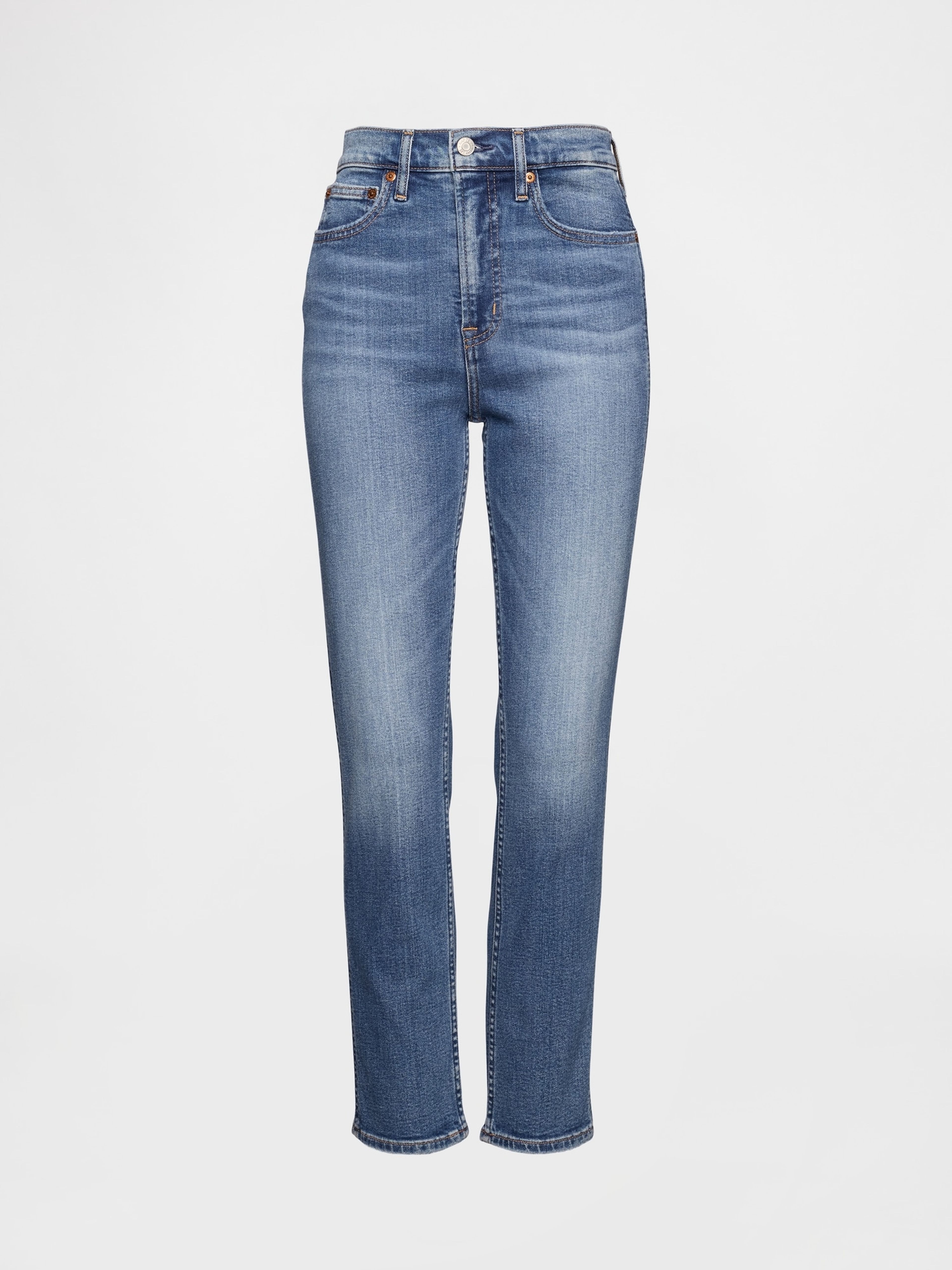 High Rise Slim Vintage Jeans - 007