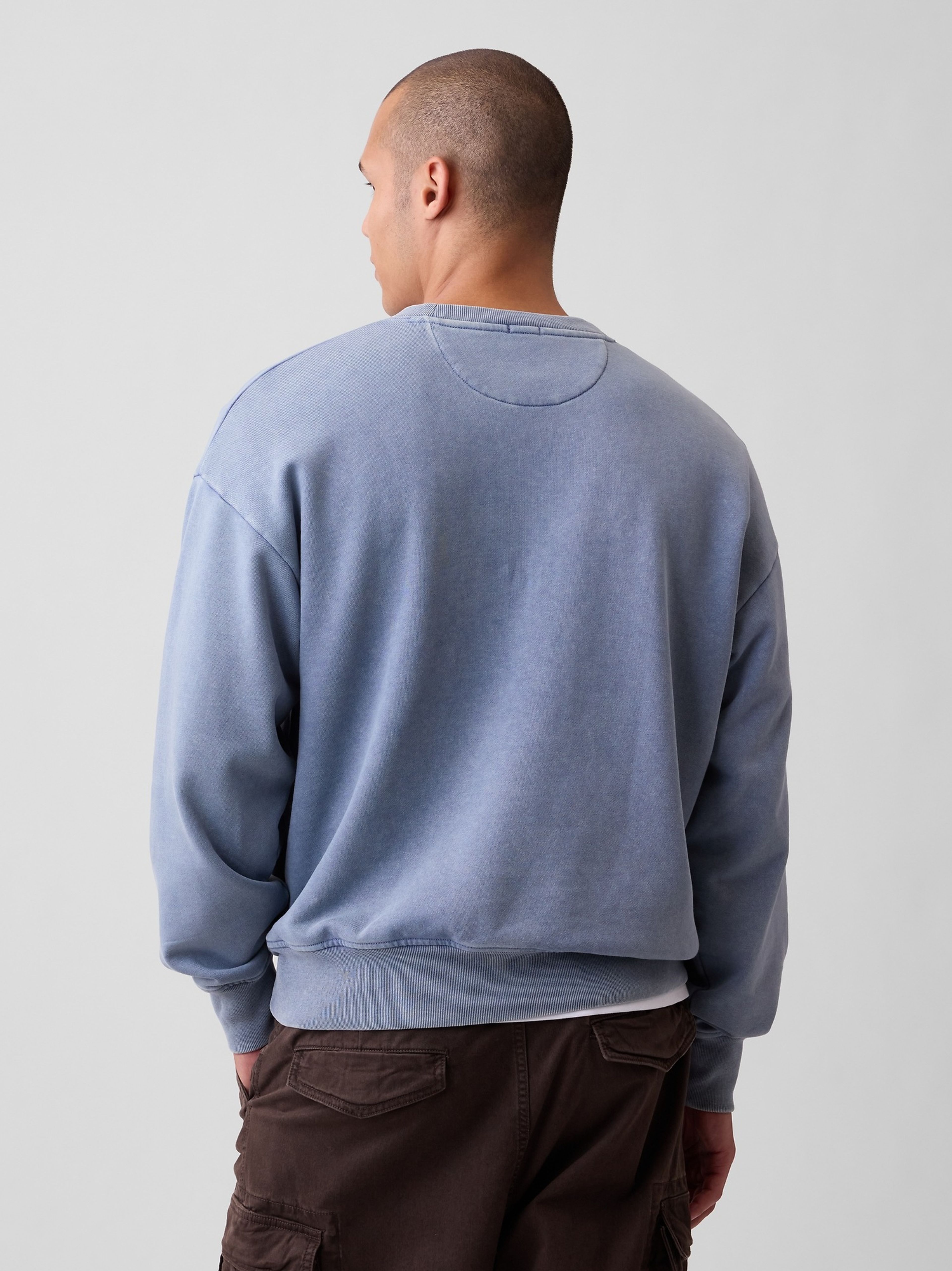Bluza oversize Heavyweight z logo - 003