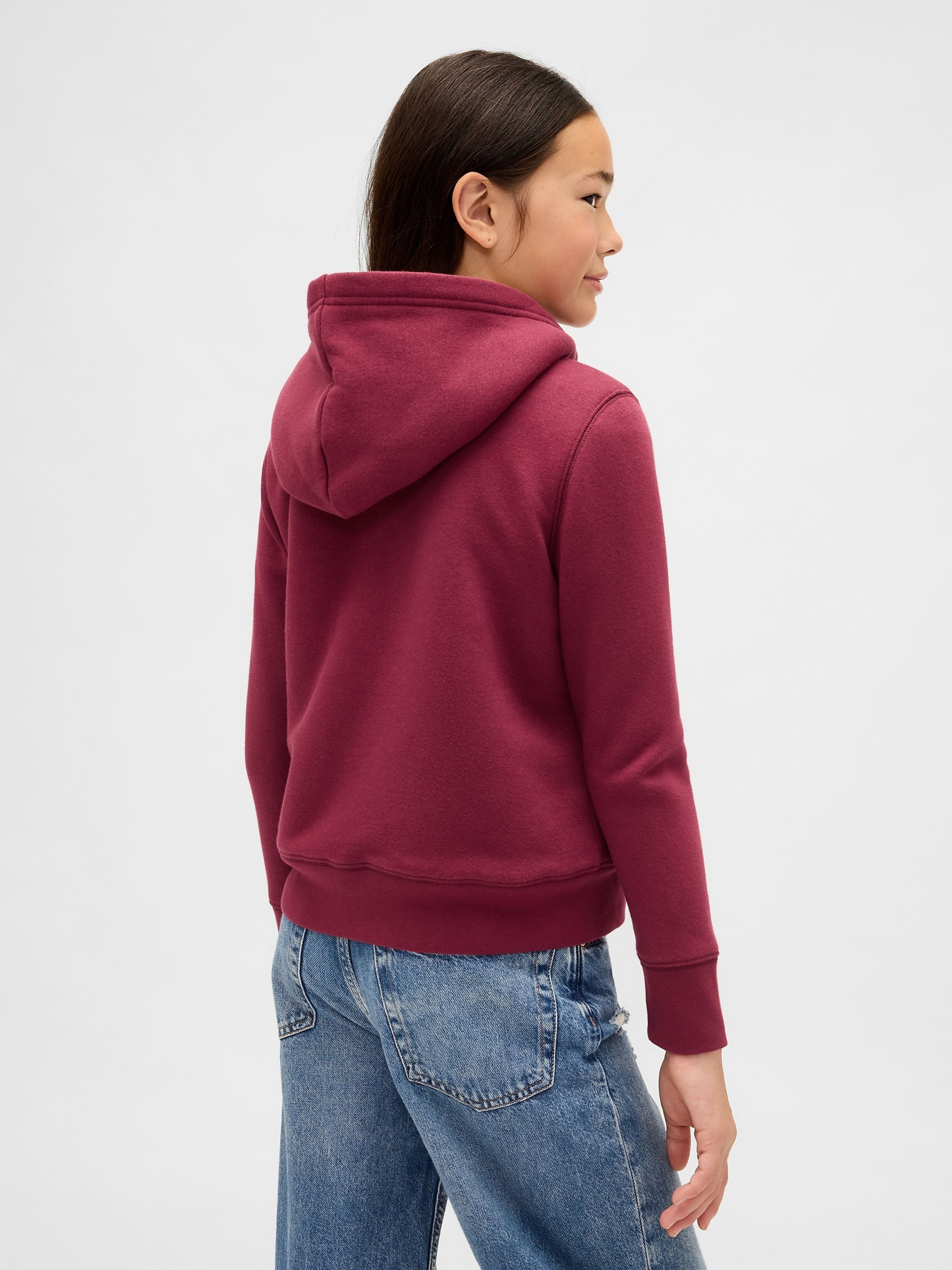 Felpa fleece imbottita bambini con logo - 002
