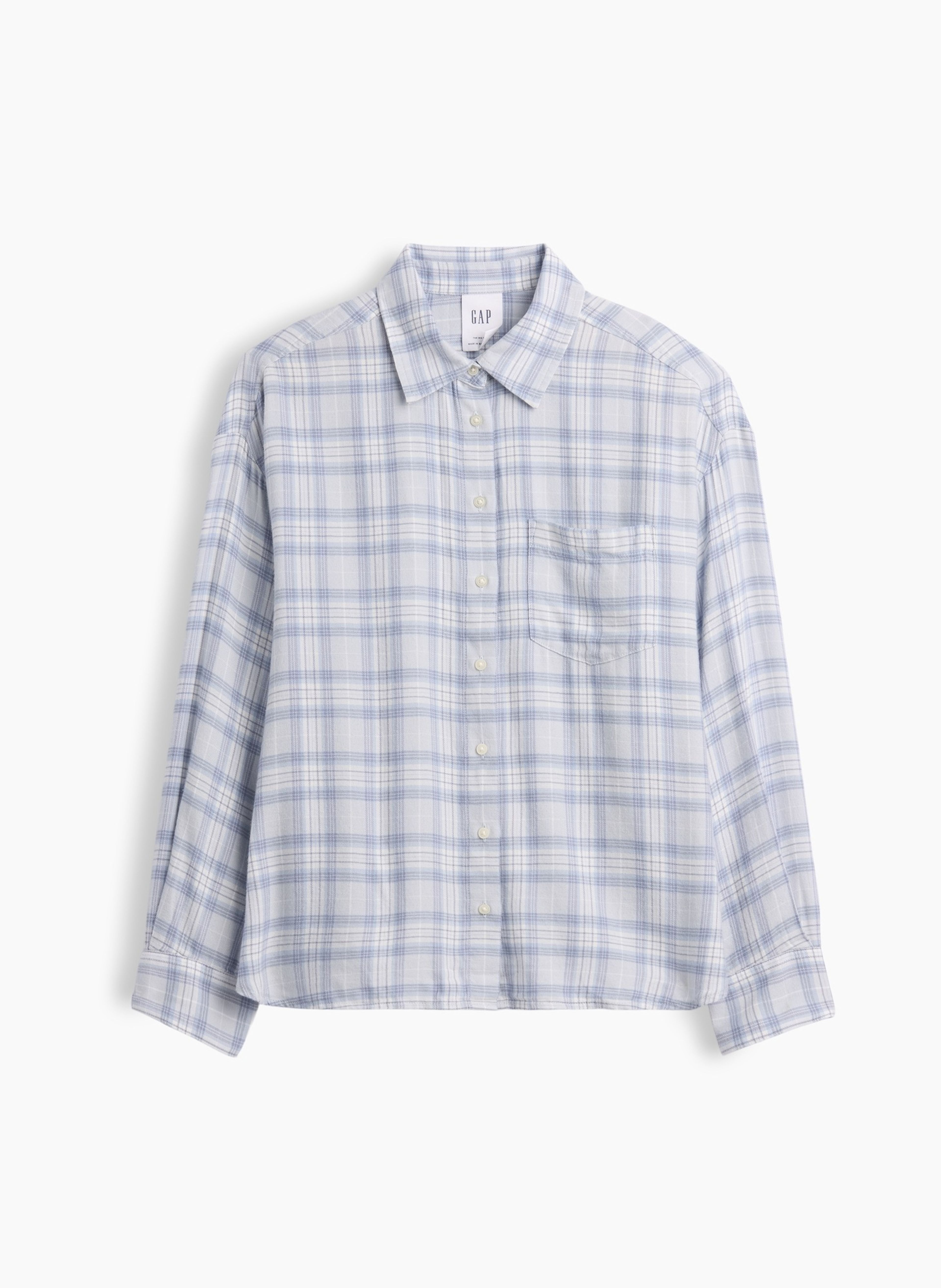 Flanellen oversized overhemd - 005