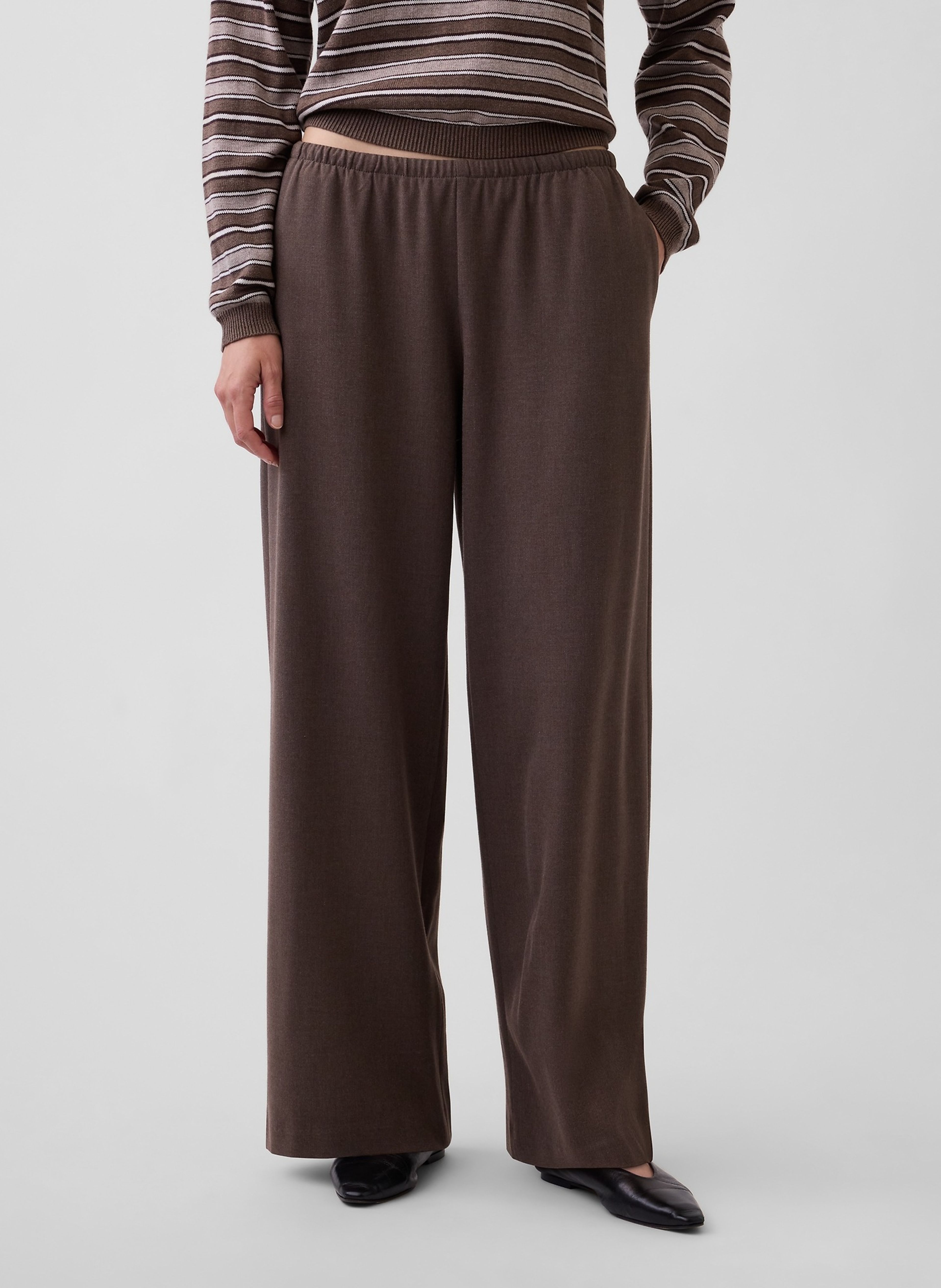 Nohavice wide-leg Easy - 002