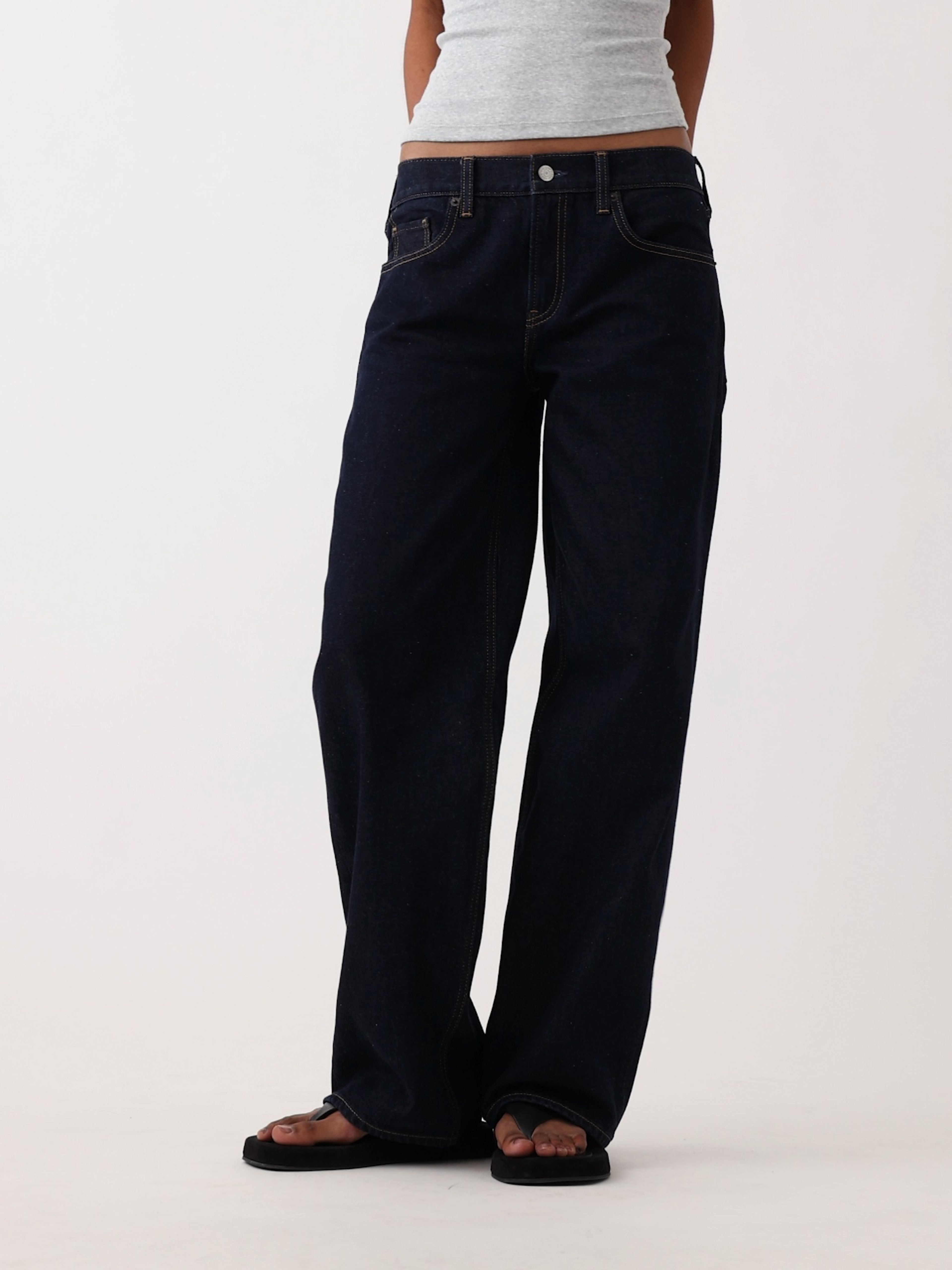 Jean The Hailey Low Rise Loose - 011