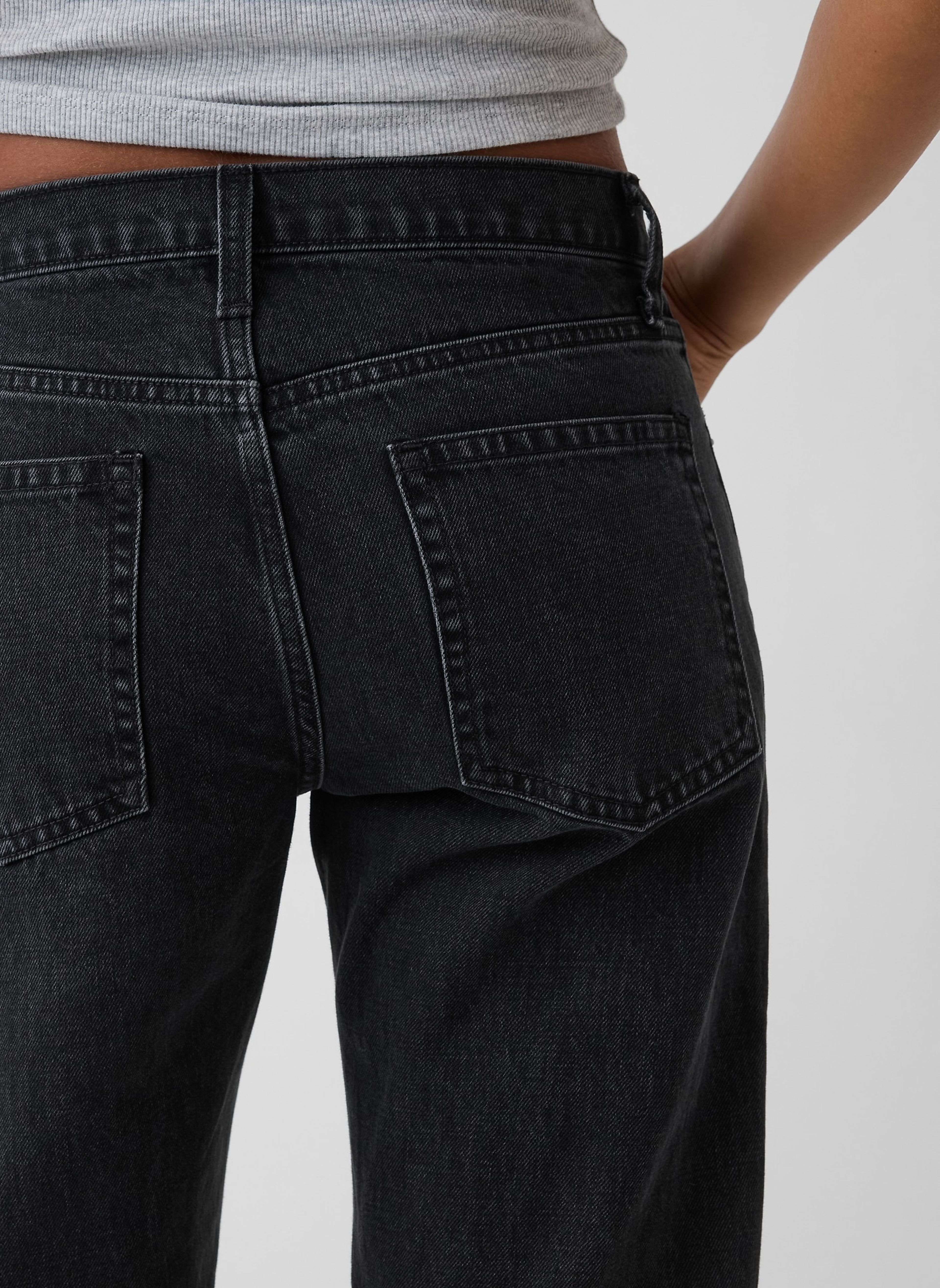 Jean Mid Rise Straight Taper - 005