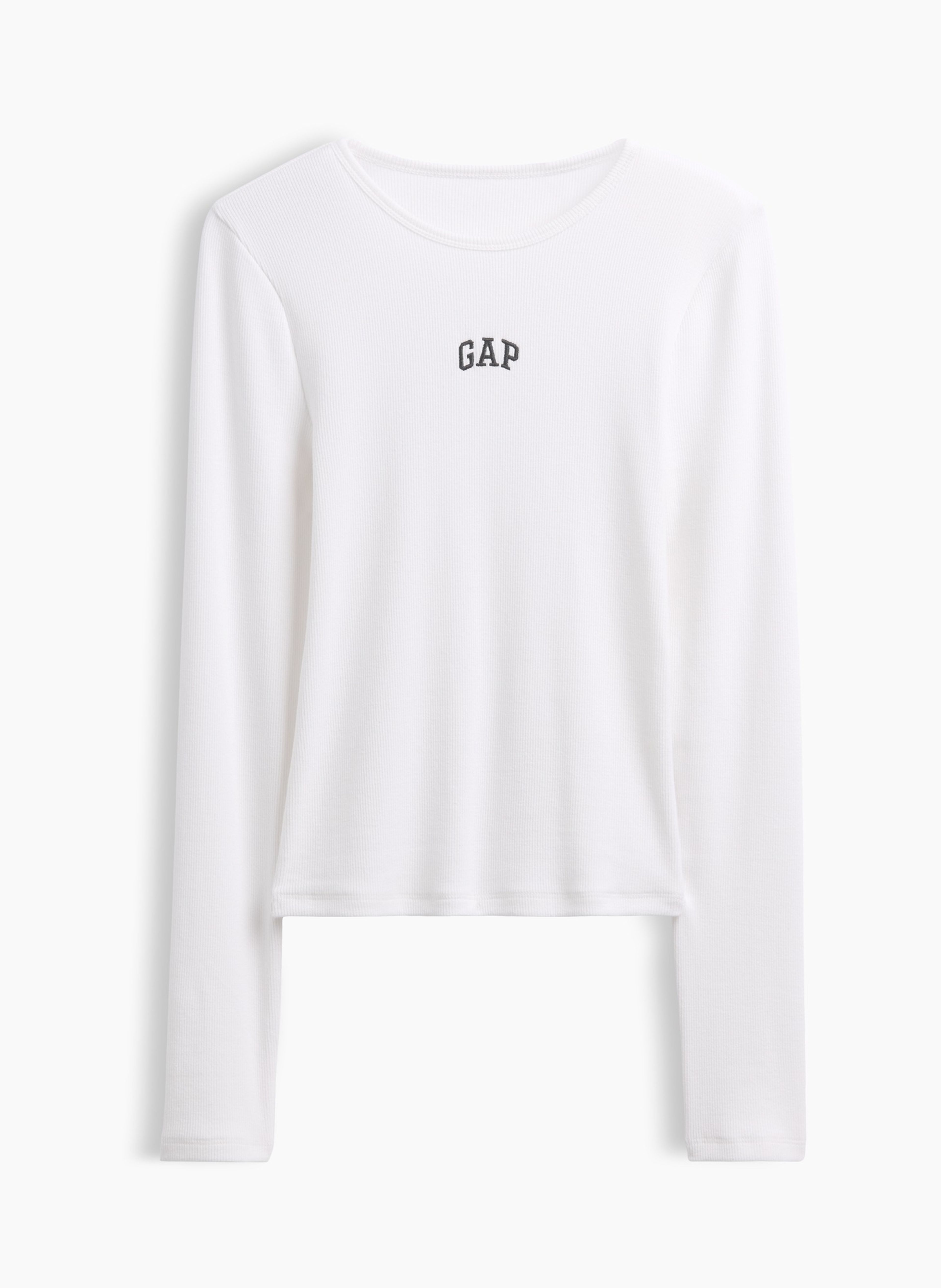 Ripp-T-Shirt mit Logo - 005