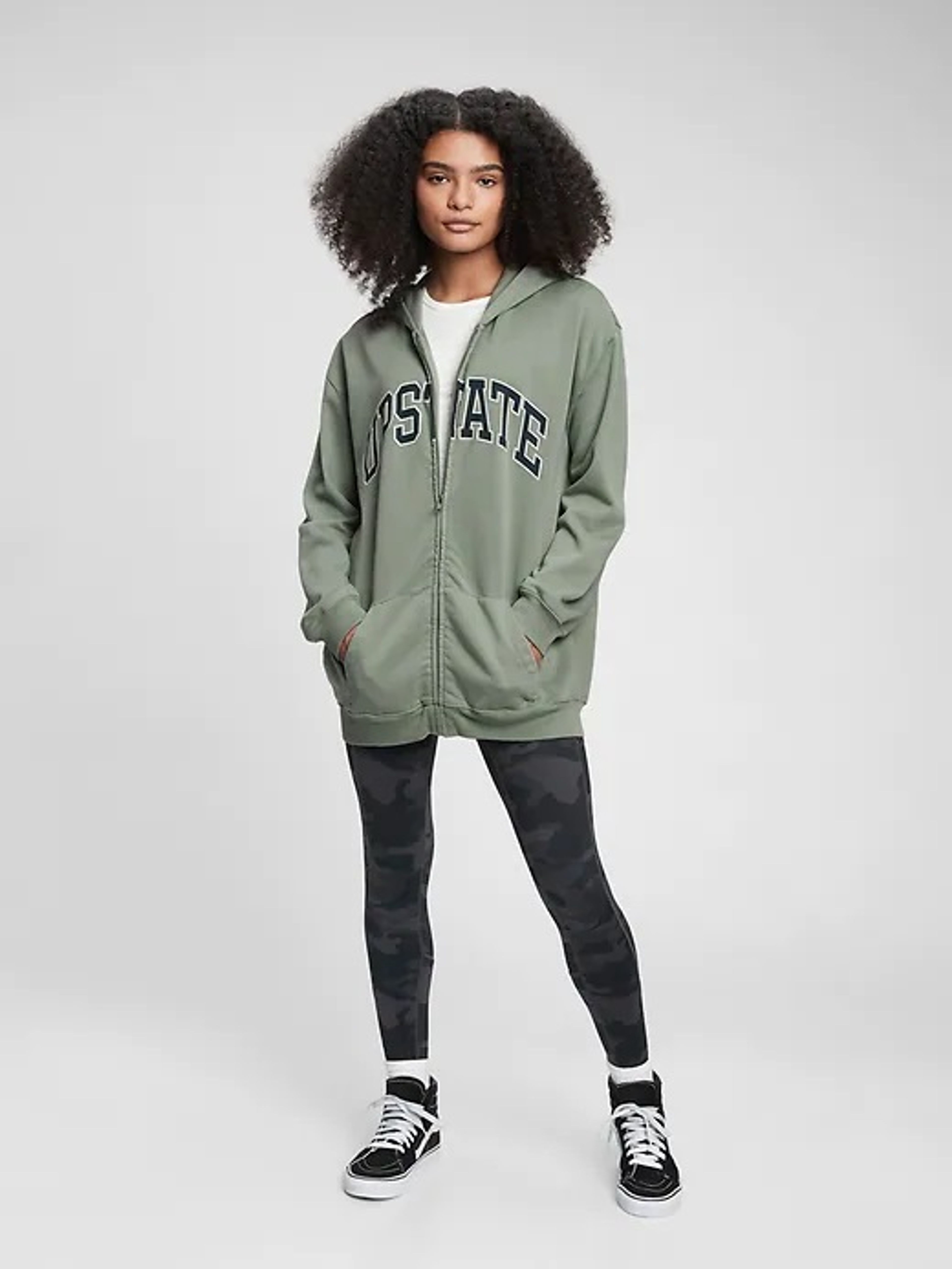 Teen-Sweatjacke oversize