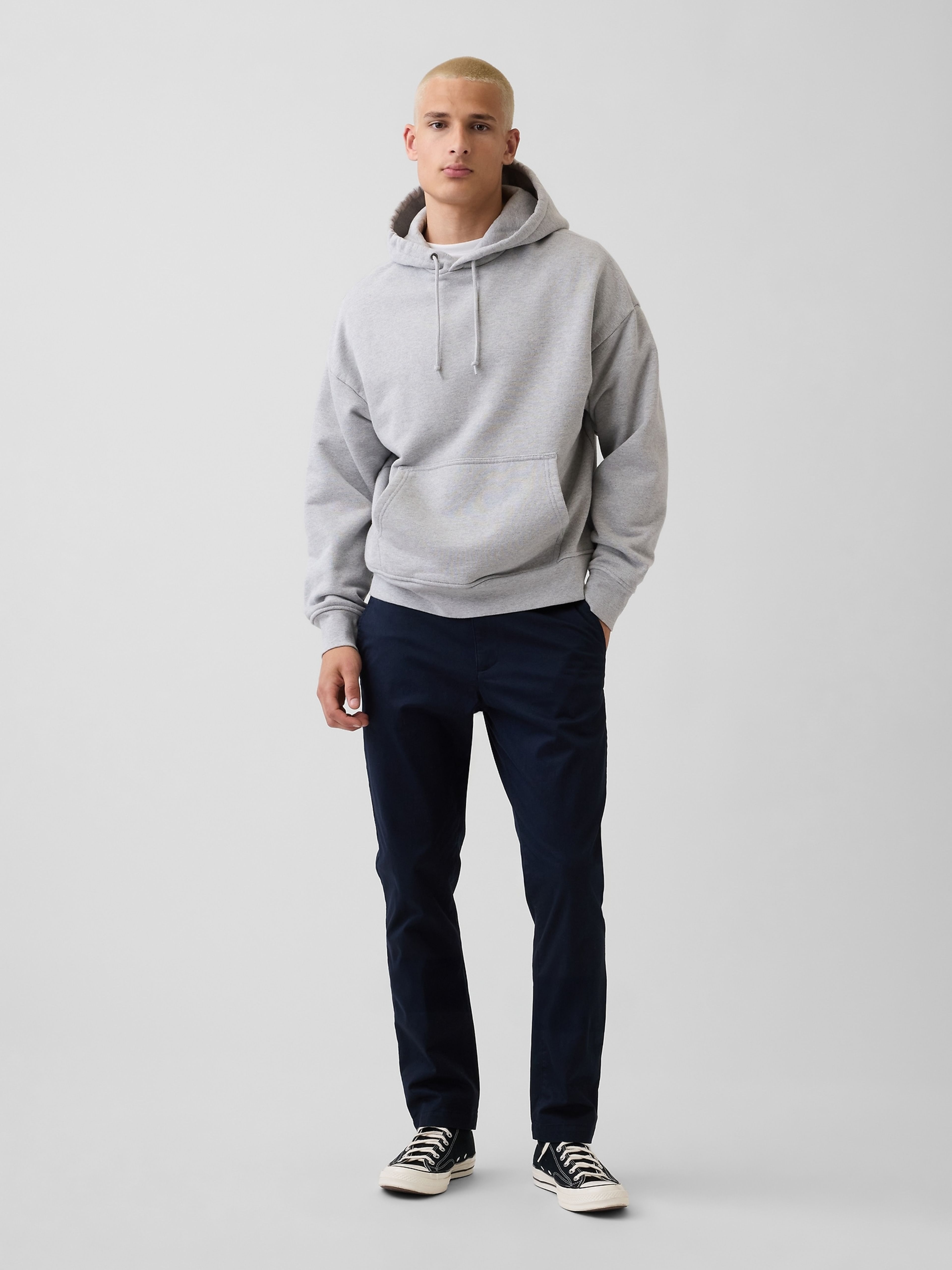 Spodnie khaki slim - 001