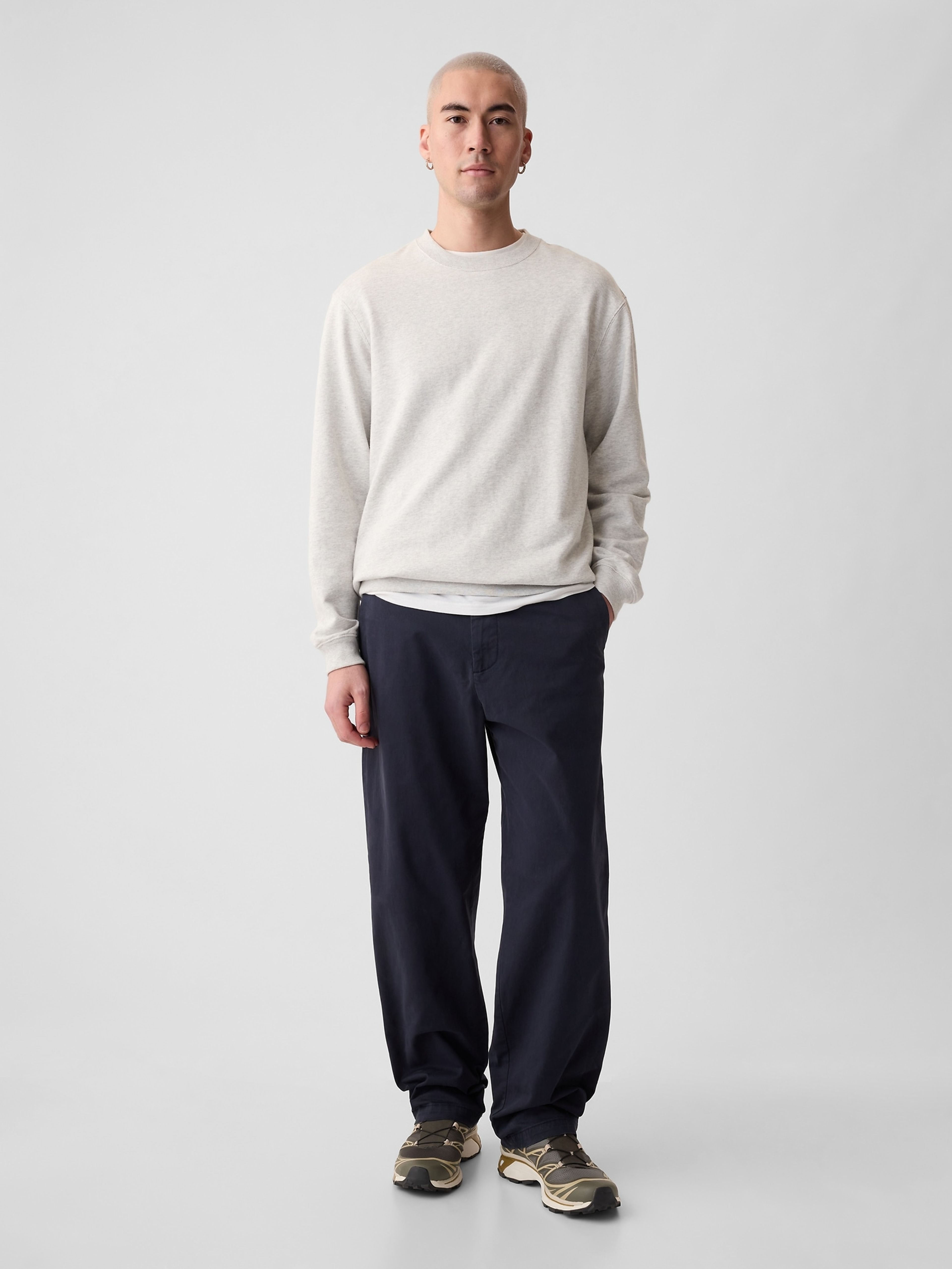 Herren GapFlex Baggy Hose Khaki