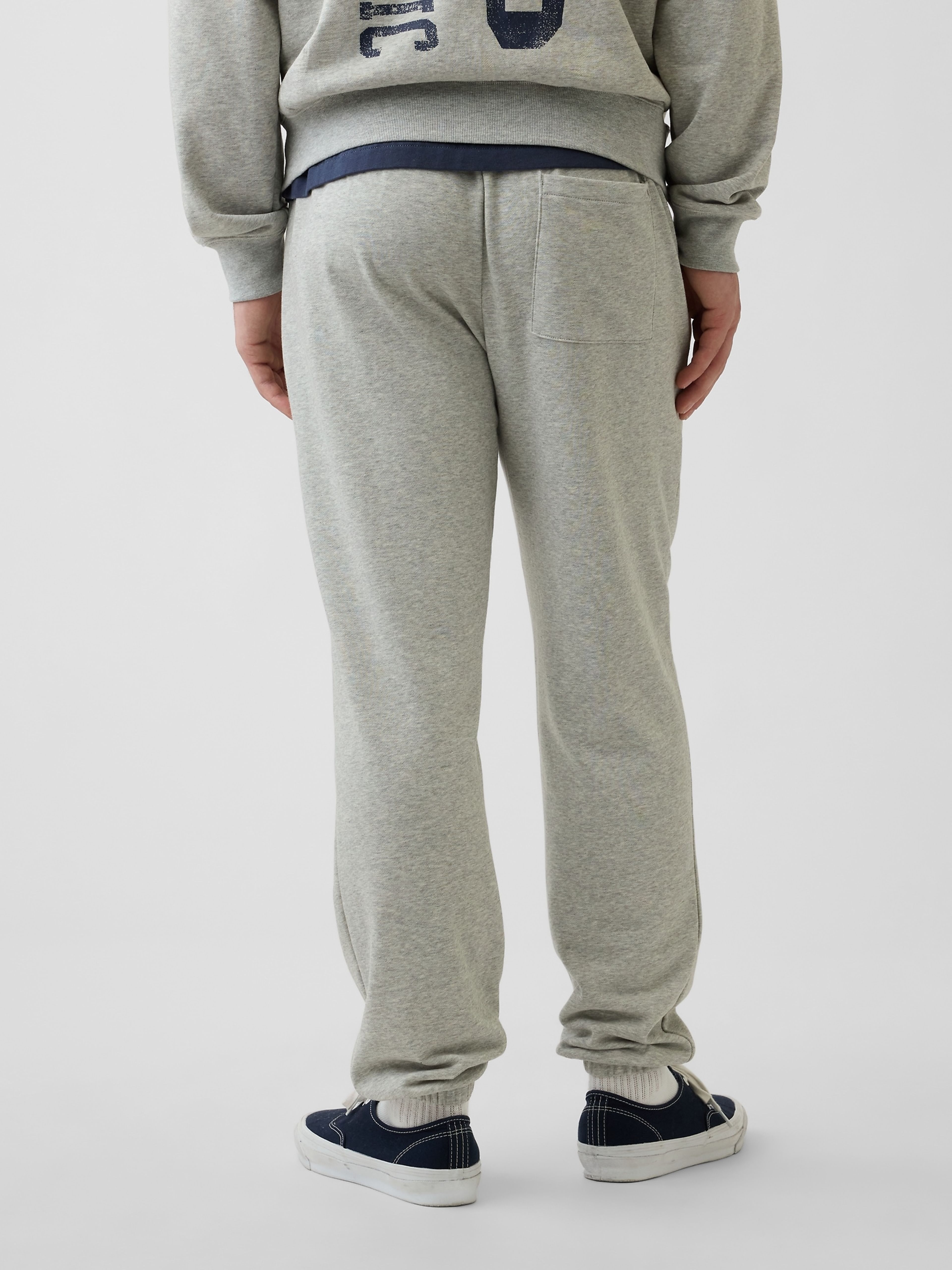 French Terry Jogginghose mit Logo - 003