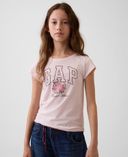 Kinder T-shirt met logo-Roze - 004