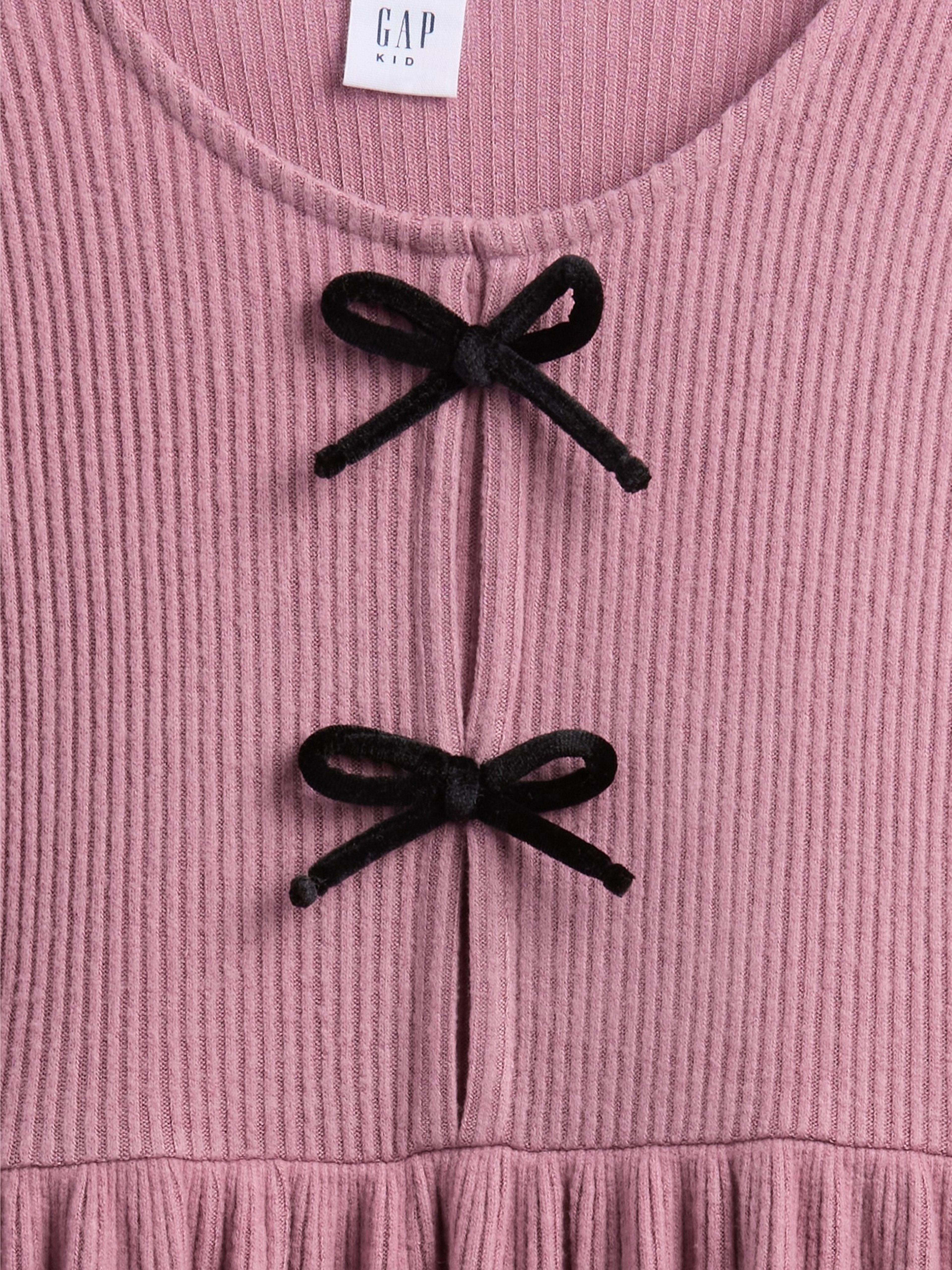Gyerek bordázott ruha - 004