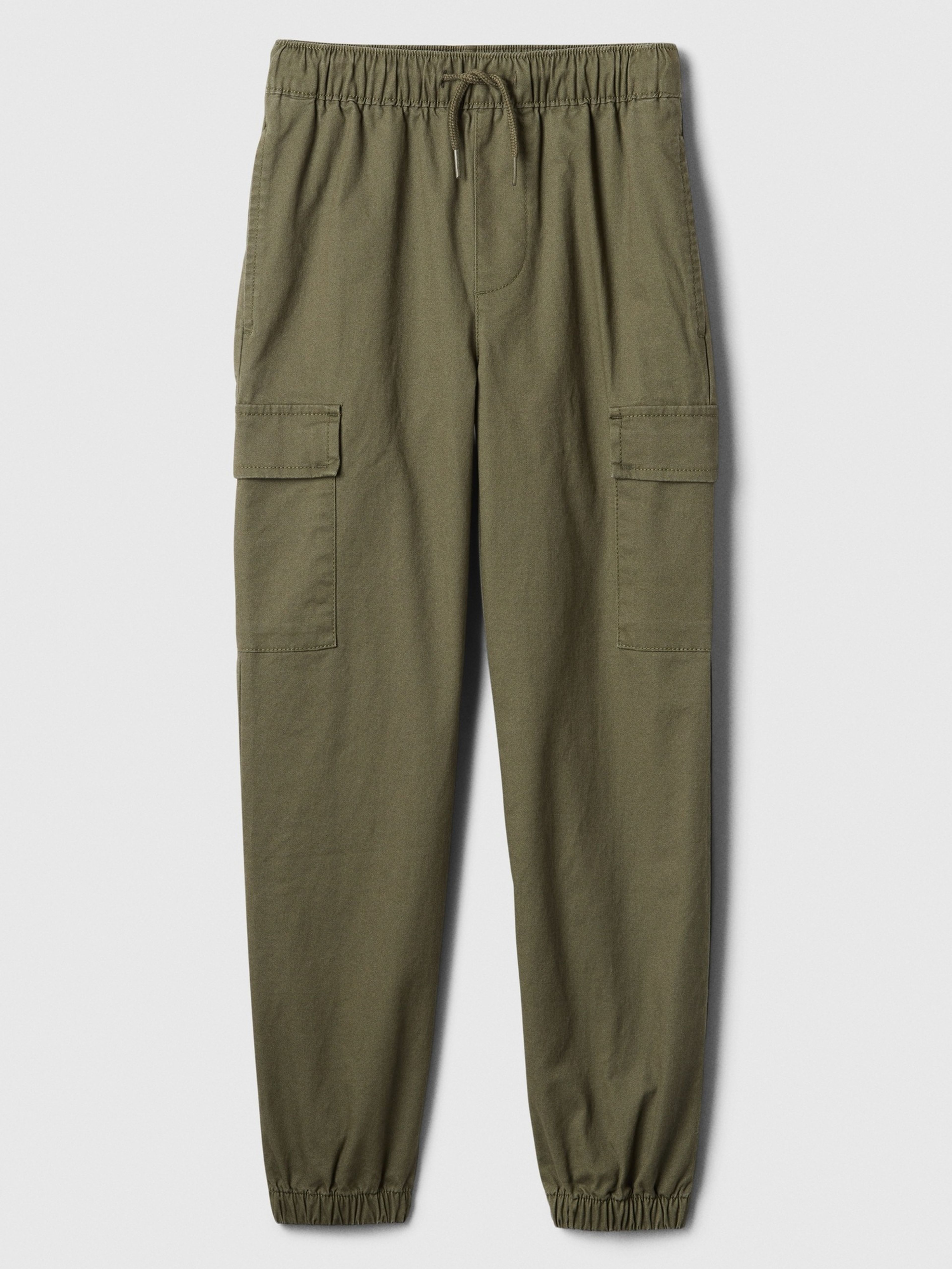 Pantaloni de trening cargo din twill pentru copii