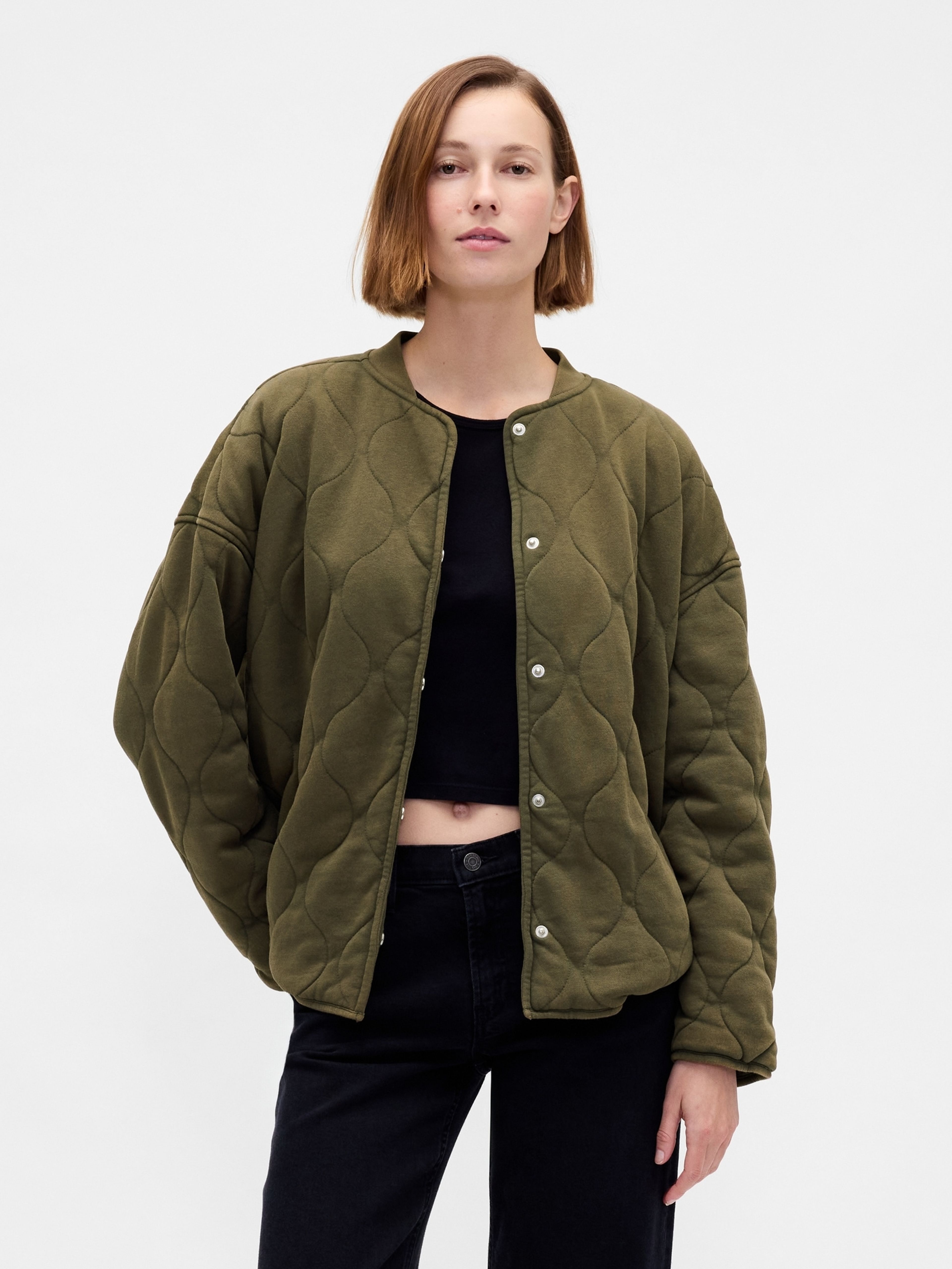 Oversize-Steppjacke leicht VintageSoft