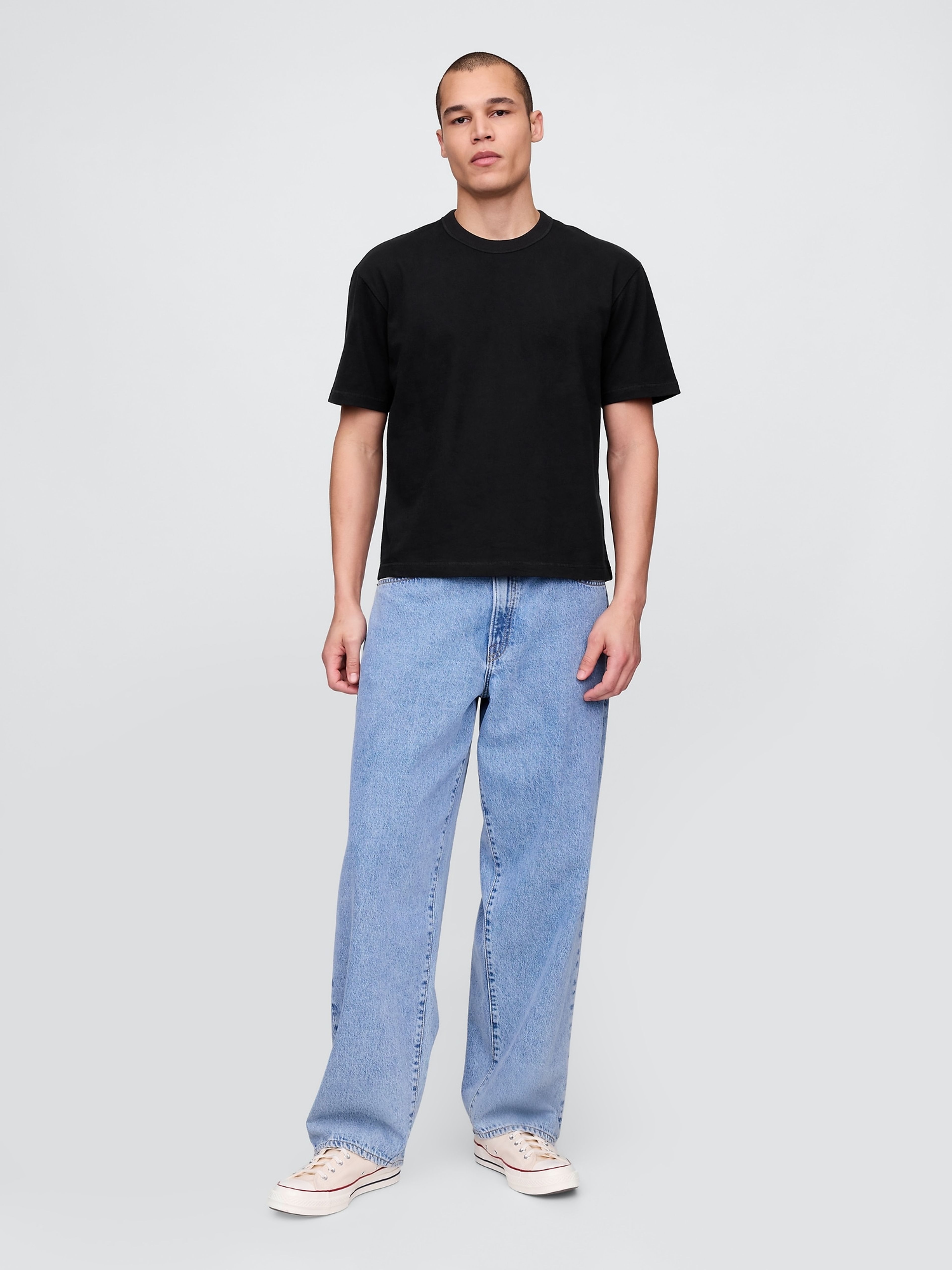 Crop T-shirt Heavyweight unisex - 002
