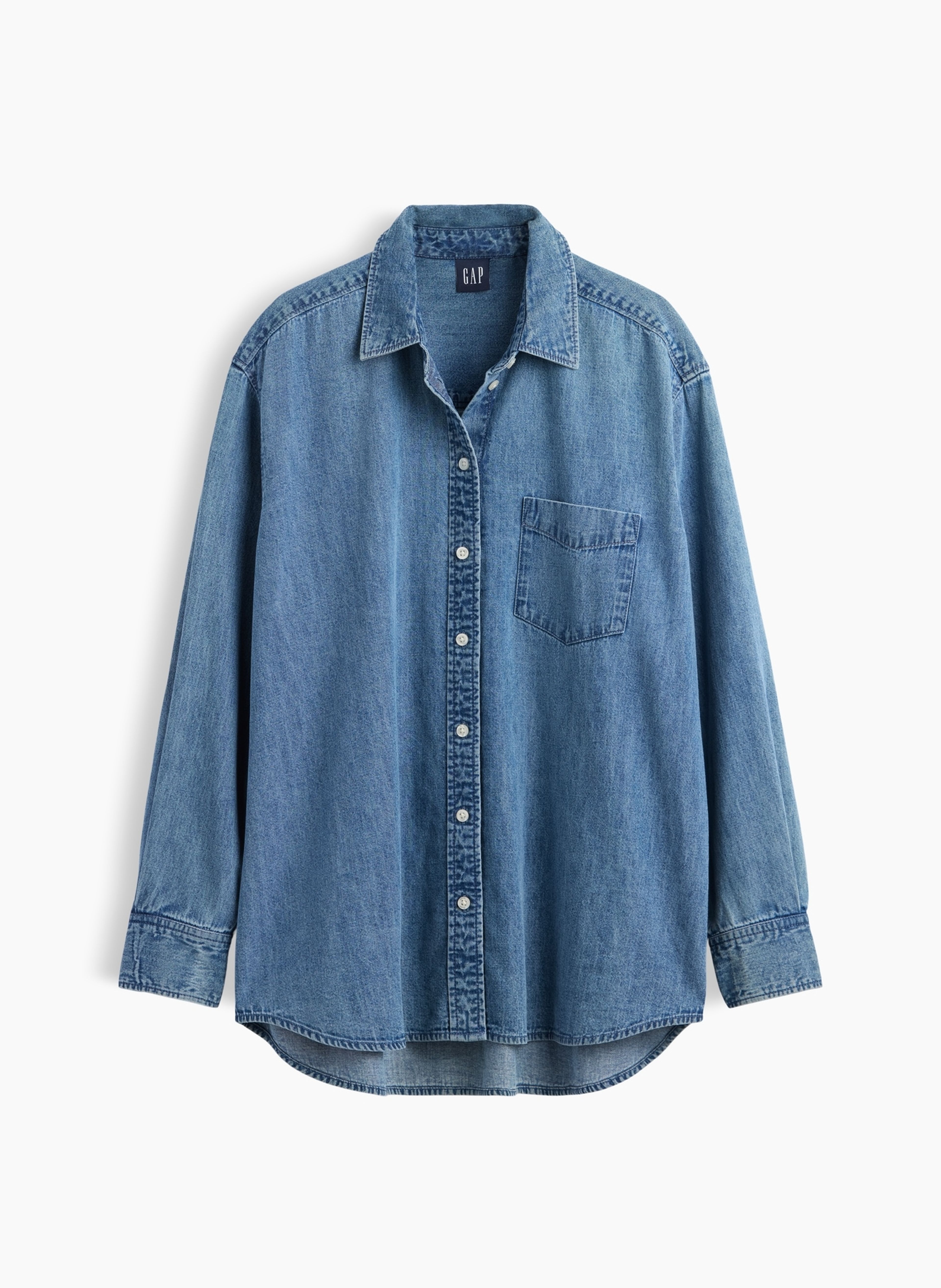 Džínsová oversize košeľa Big Shirt - 005
