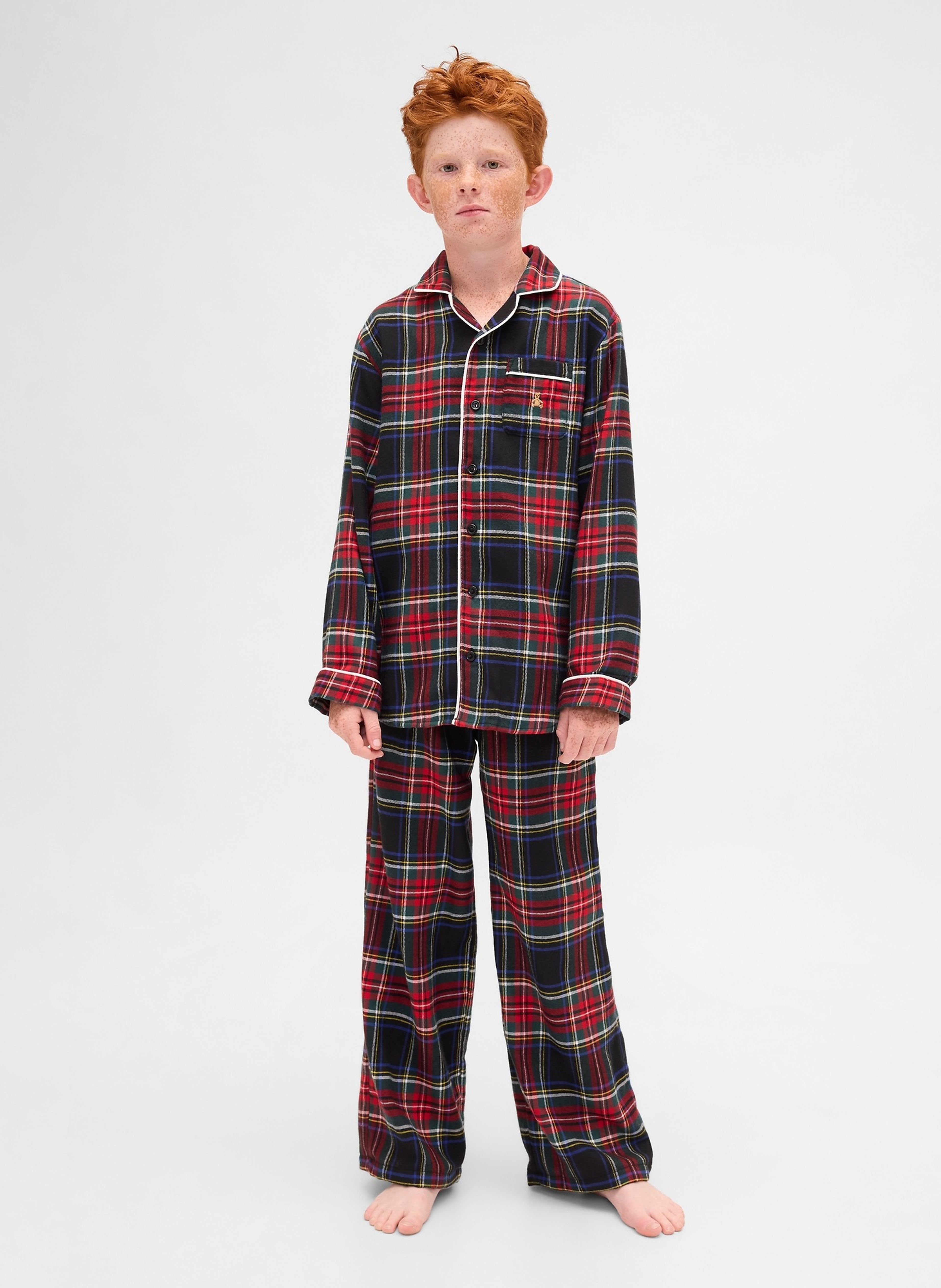 Dziecięcy komplet piżamowy flanelowy Brannan Bear - 003
