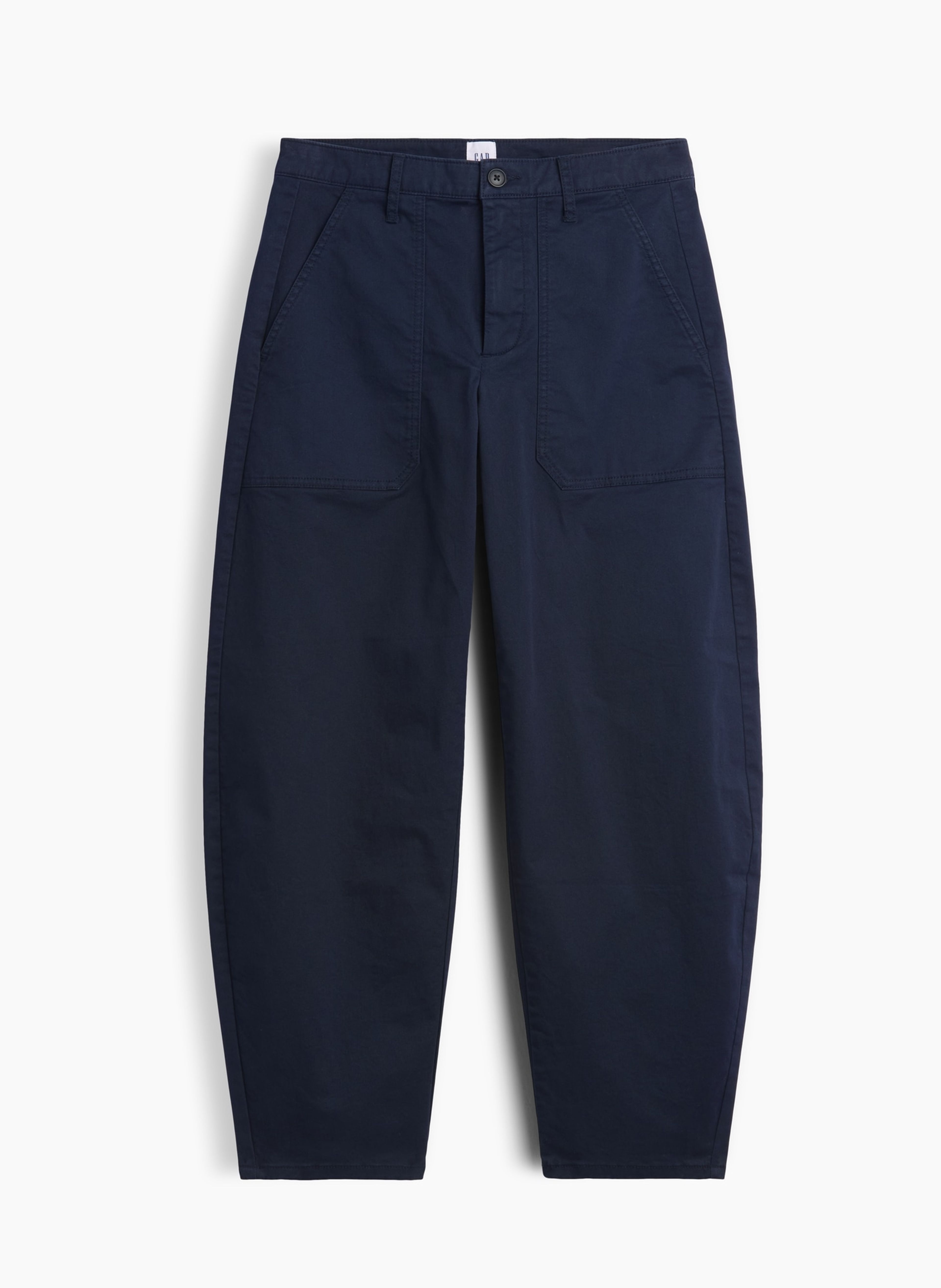 Mid Rise Barrel Khakihose - 005