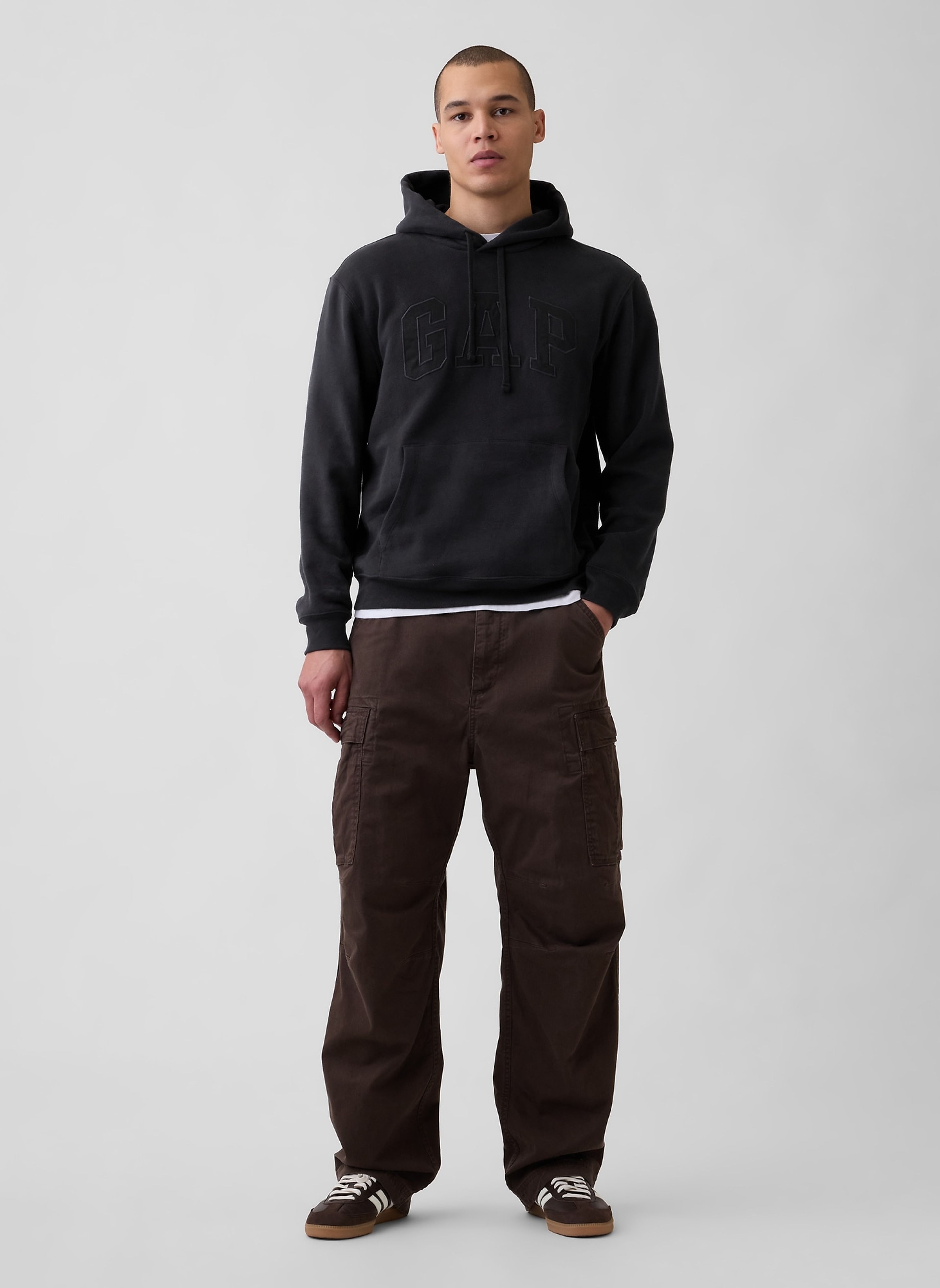 VintageSoft Hoodie unisex mit Logo - 002
