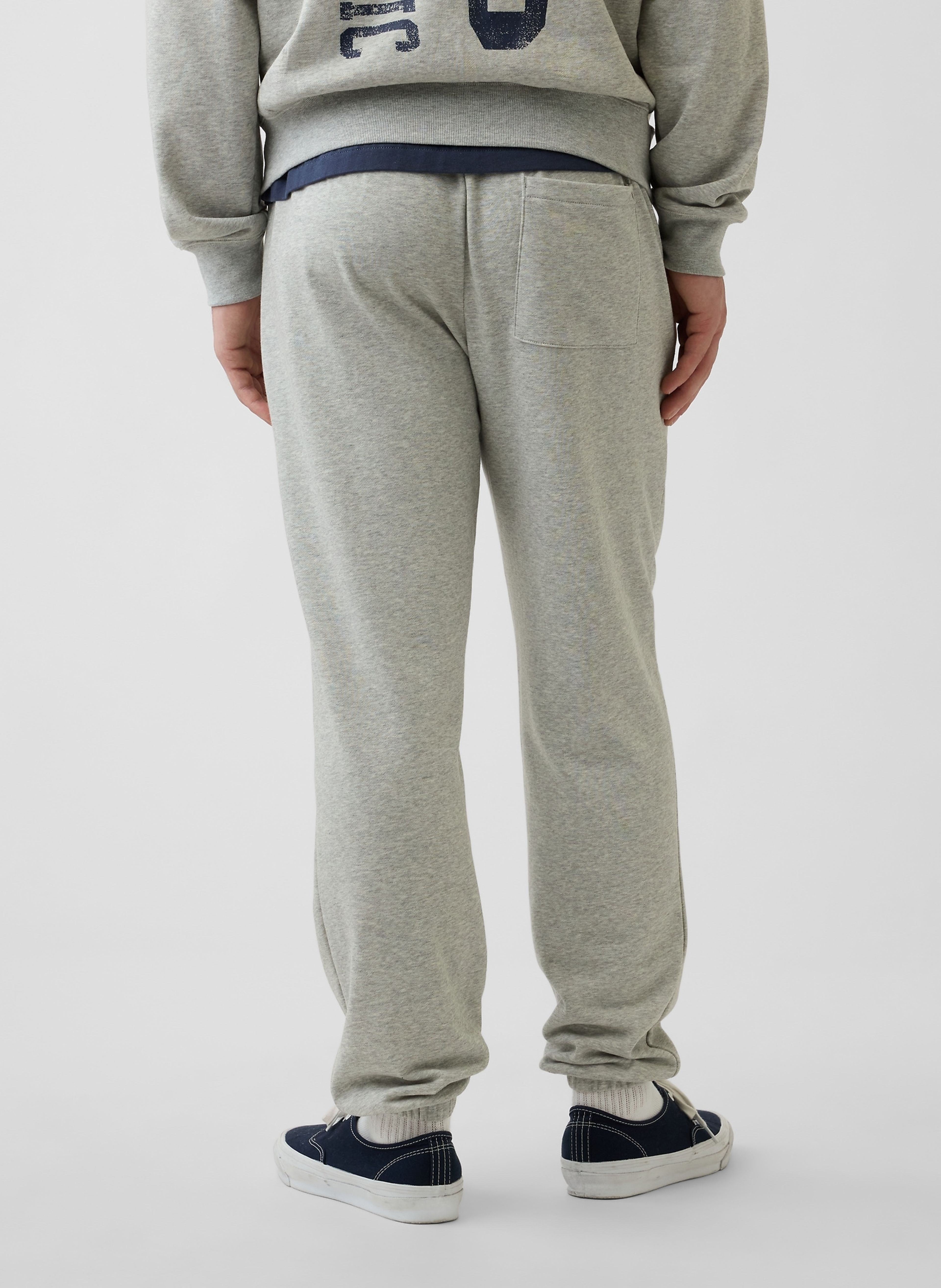 French Terry Jogginghose mit Logo - 003