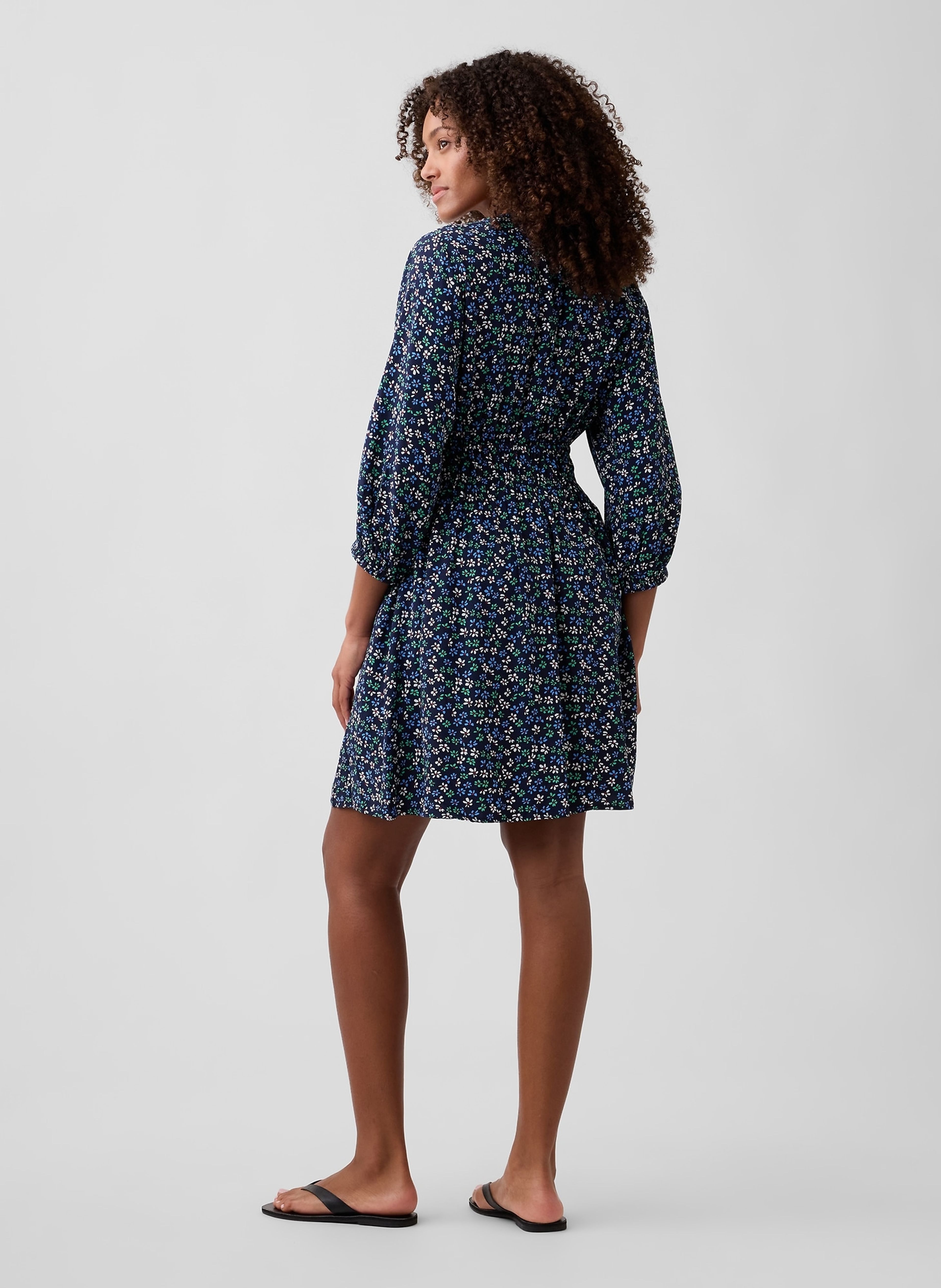 Rochie mini cu buzunare - 002