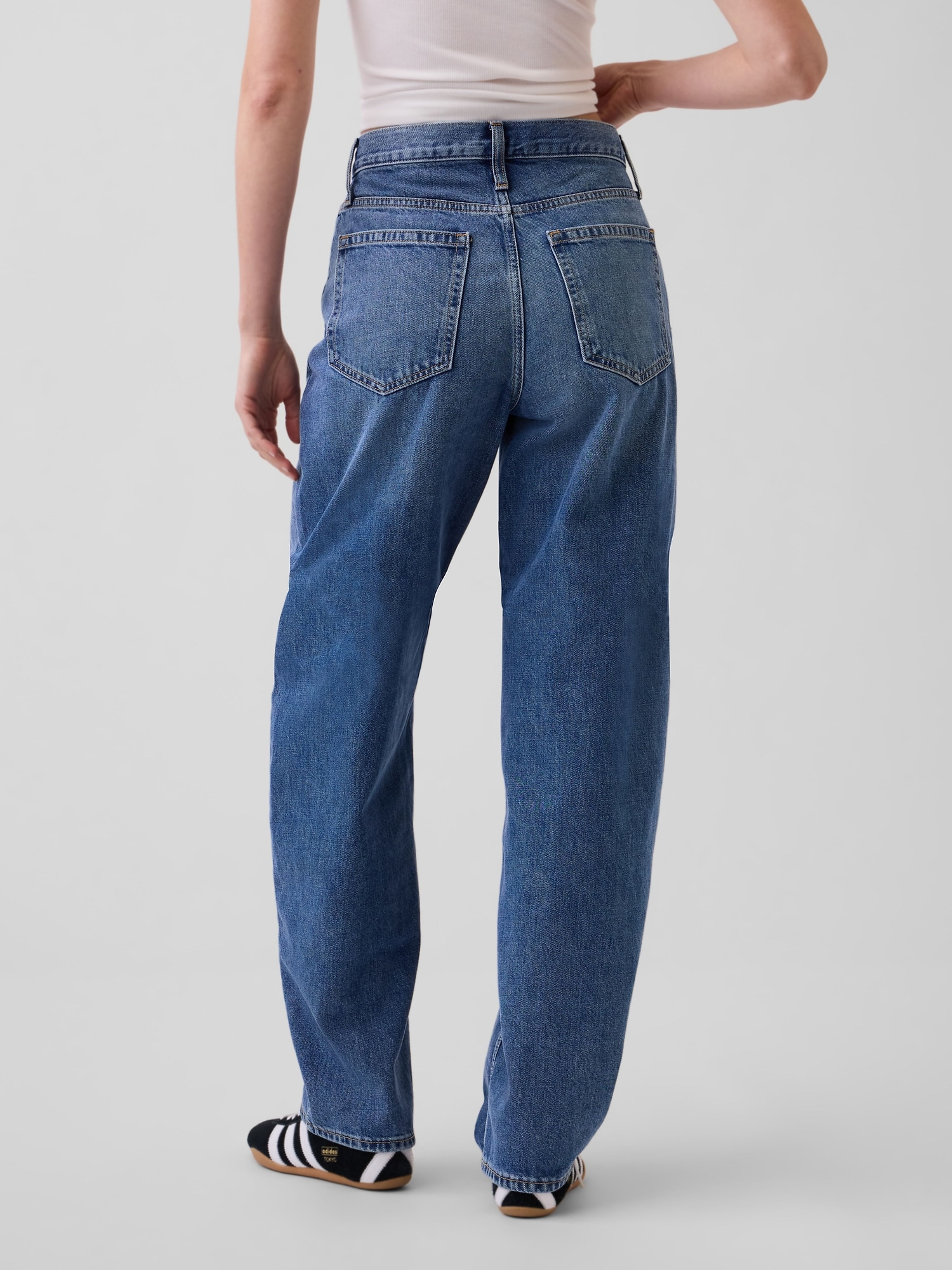 Blugi High Rise Barrel - 004