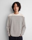 Gestreept T-shirt Gap × A.P.C. unisex-Beige - 001